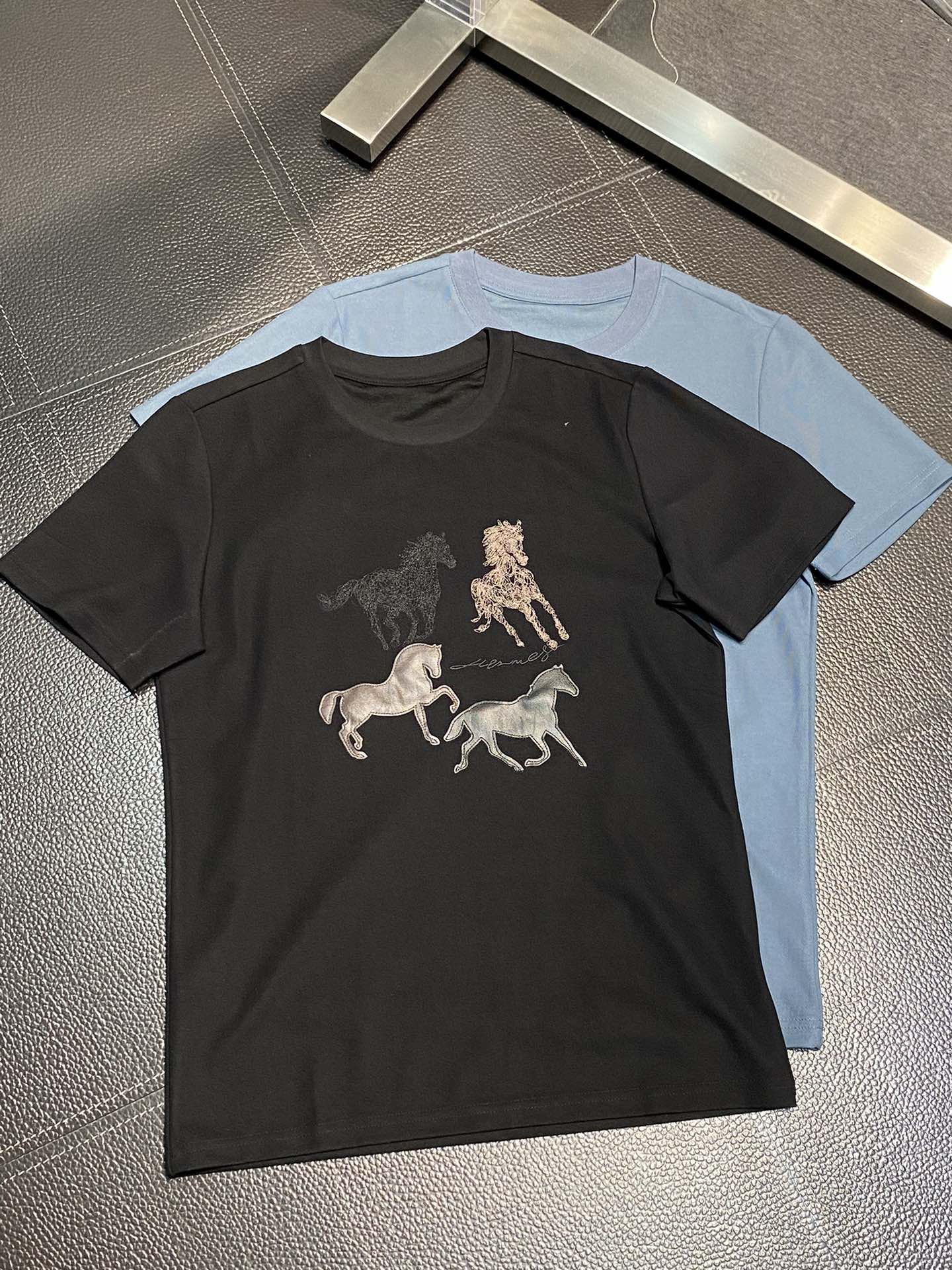 Hermes Kleidung T-Shirt Mode -Replik
 Männer Fashion Kurzarm