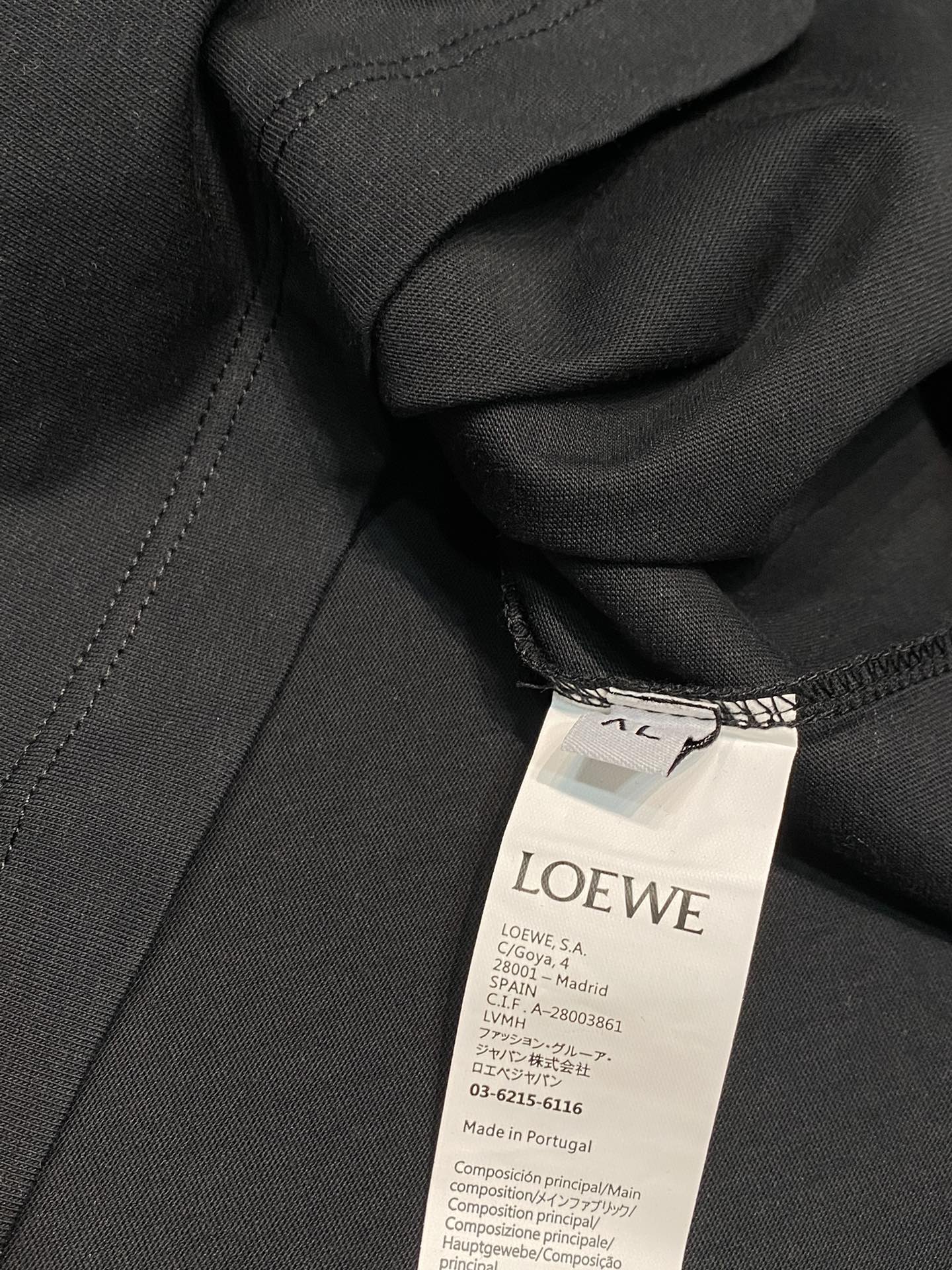 Loewe罗意威独家专供新款原单男士休闲短袖高端定制高端版本时尚百搭爆款️️进口面料手感超柔软细腻穿着亲