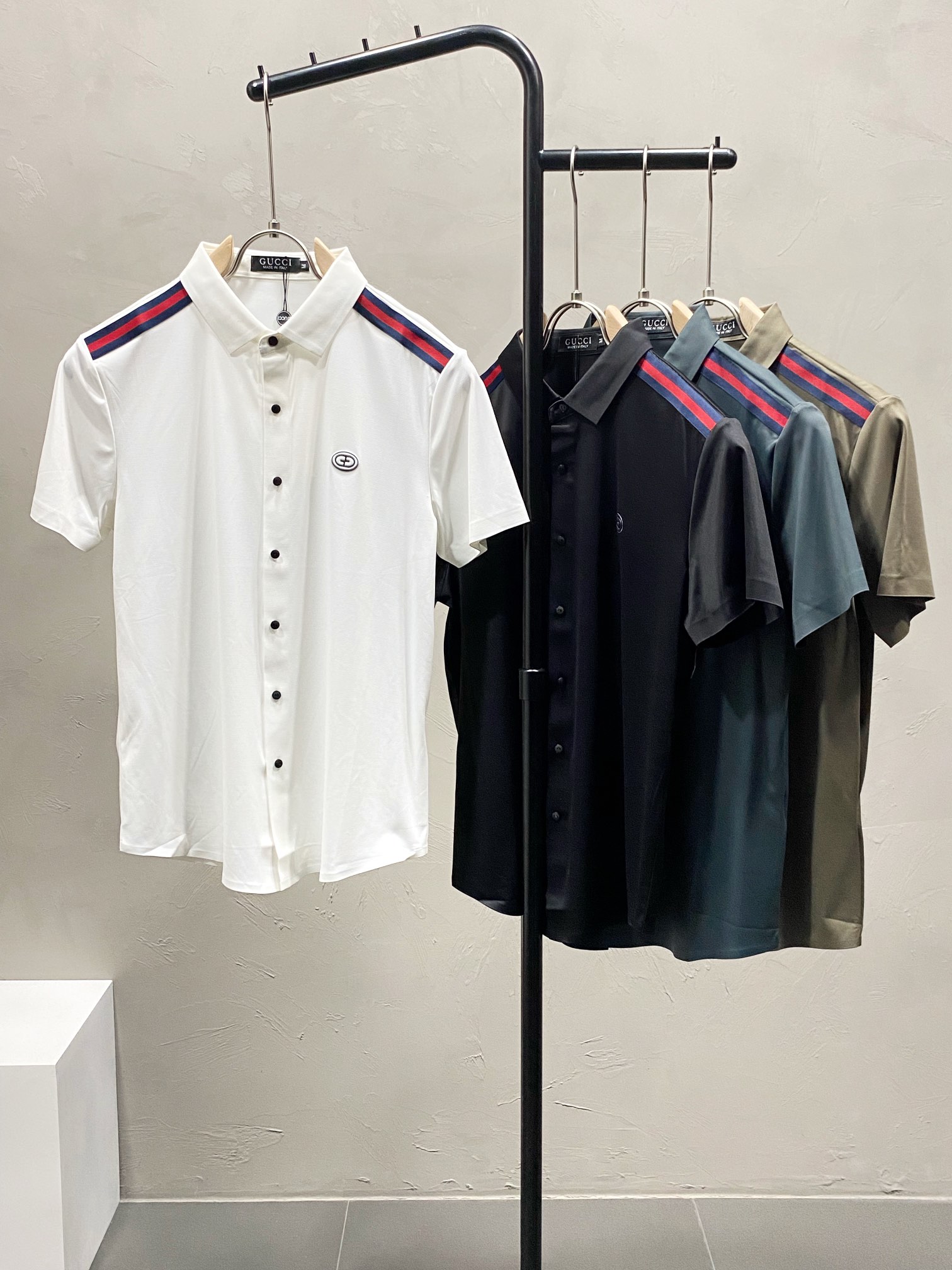 Gucci Repliken
 Kleidung Polo T-Shirt Männer Fashion Kurzarm