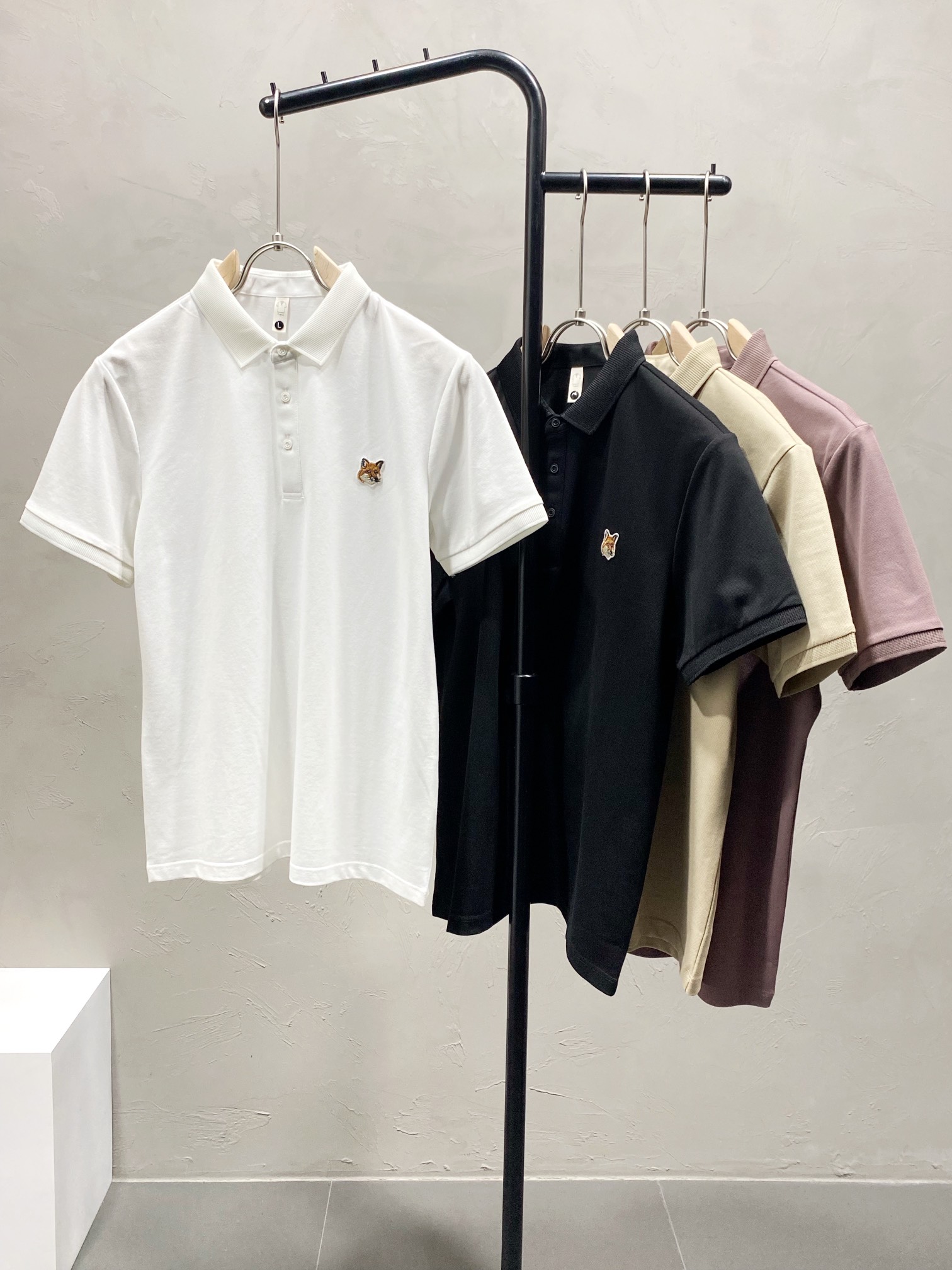 Maison Kitsuné Neu
 Kleidung Polo T-Shirt Männer Fashion Kurzarm