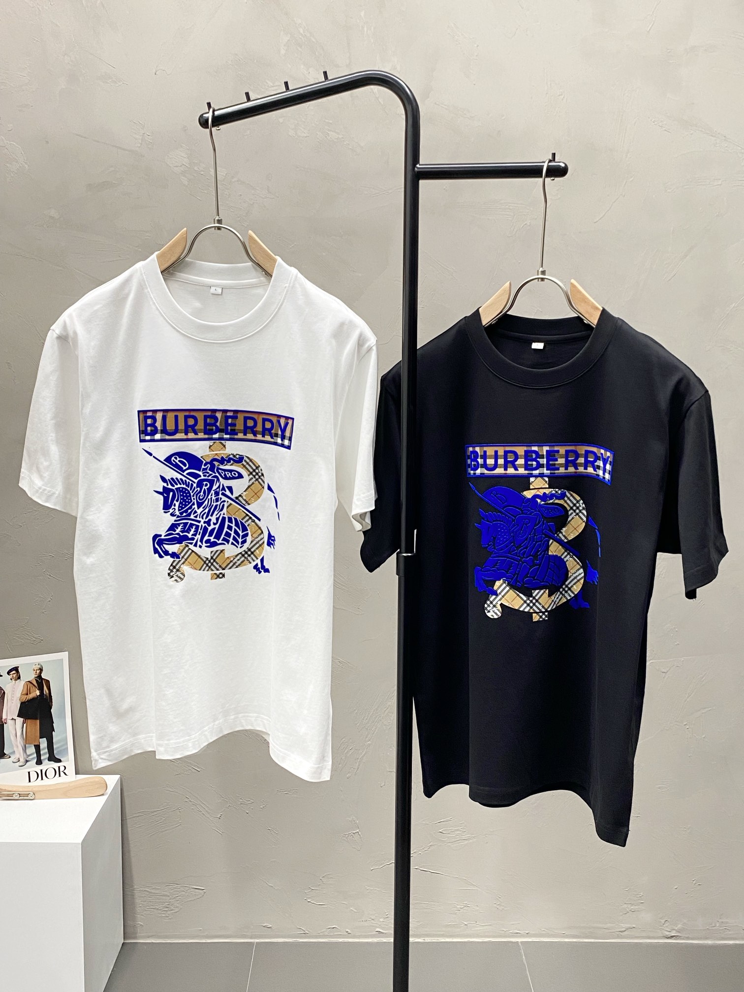 Deutschland 7 Sterne Replik
 Burberry Kleidung T-Shirt Männer Fashion Kurzarm