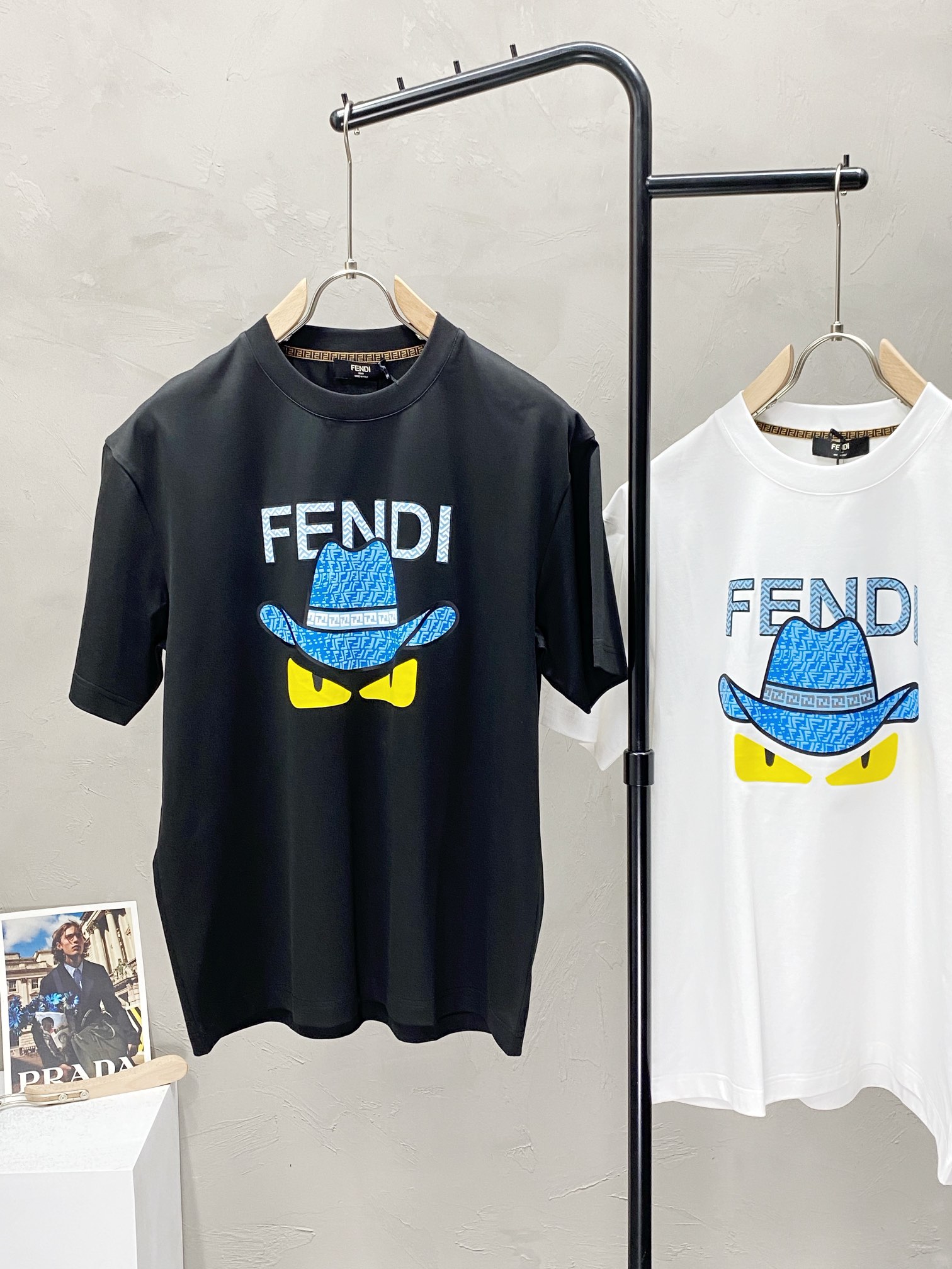  。FENDI芬迪💥独家专供新款原单男士休闲短袖 高端  高版本 时尚百搭爆款⚠️⚠️✨✨进口面料 手感