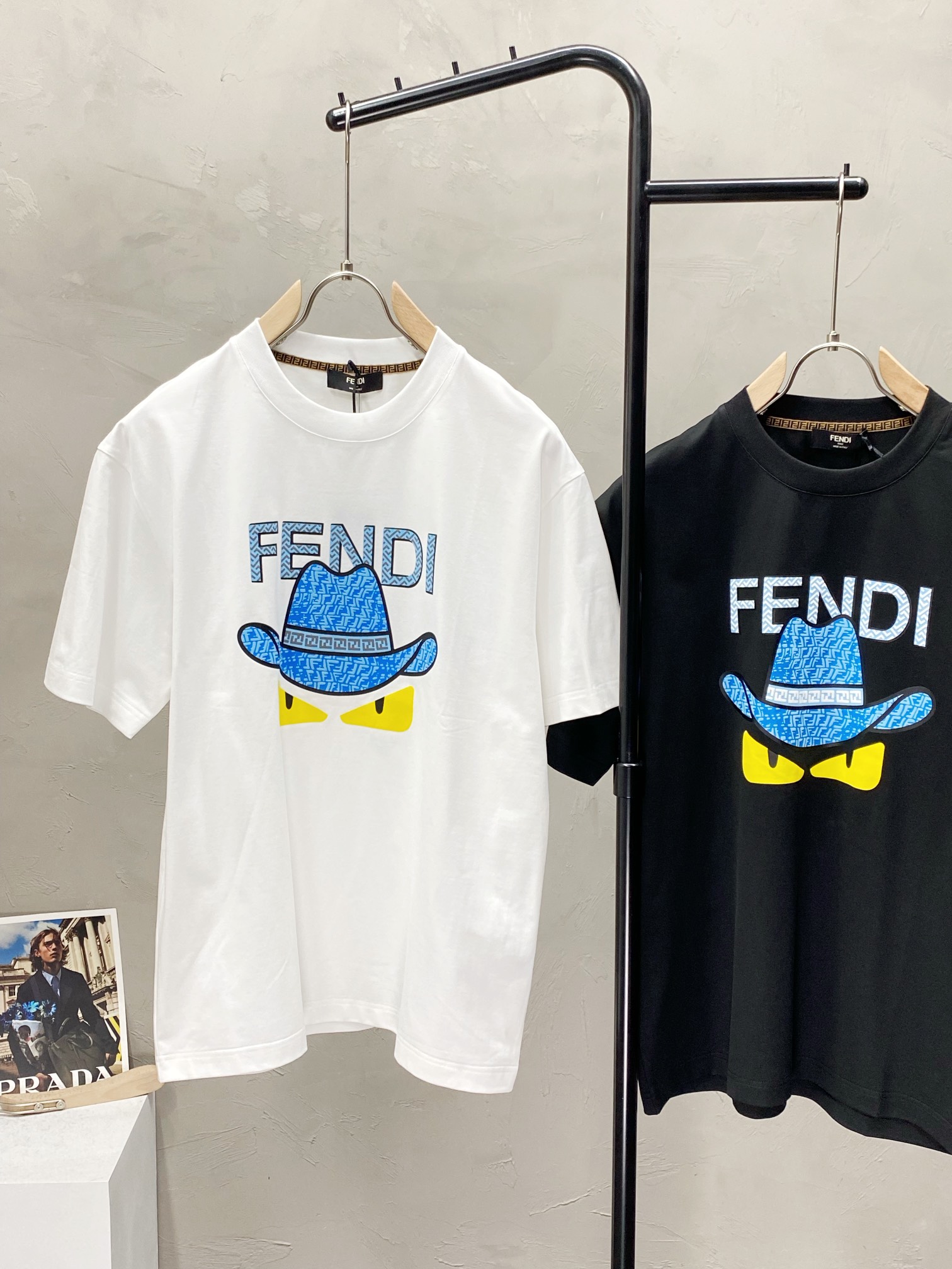  。FENDI芬迪💥独家专供新款原单男士休闲短袖 高端  高版本 时尚百搭爆款⚠️⚠️✨✨进口面料 手感