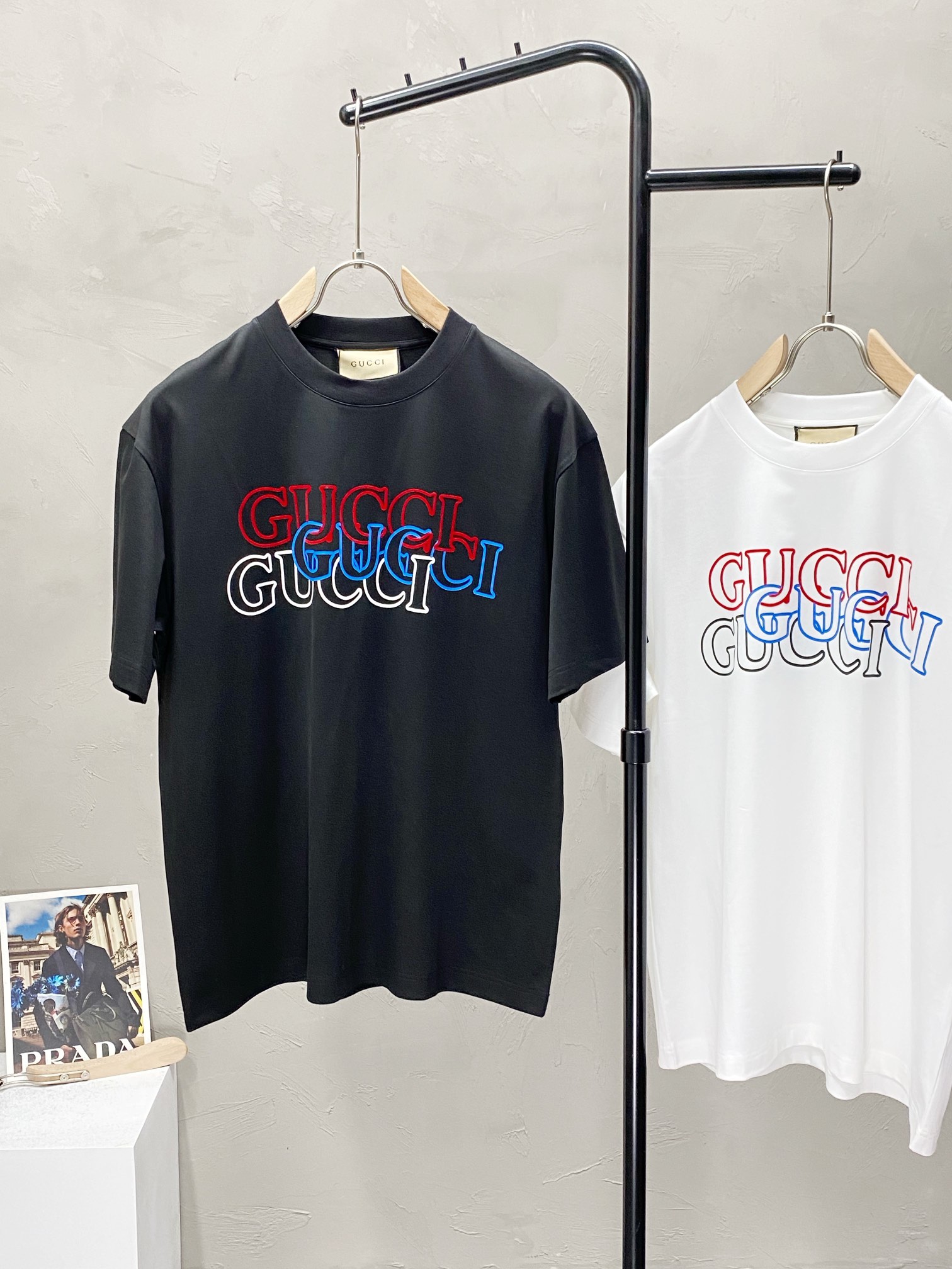  。Gucci古驰💥独家专供新款原单男士休闲短袖 高端  高版本 时尚百搭爆款⚠️⚠️✨✨进口面料 手感