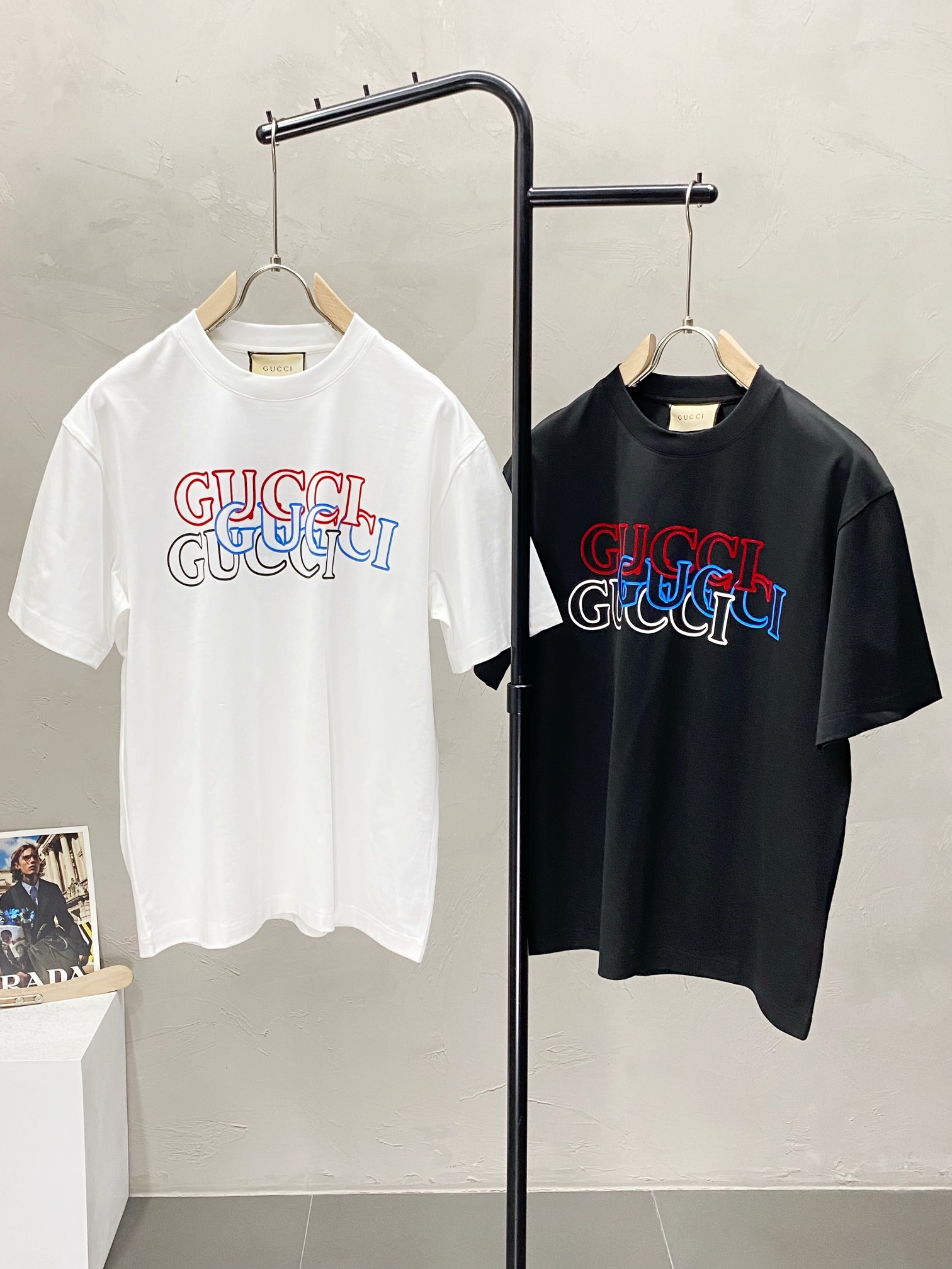  。Gucci古驰💥独家专供新款原单男士休闲短袖 高端  高版本 时尚百搭爆款⚠️⚠️✨✨进口面料 手感