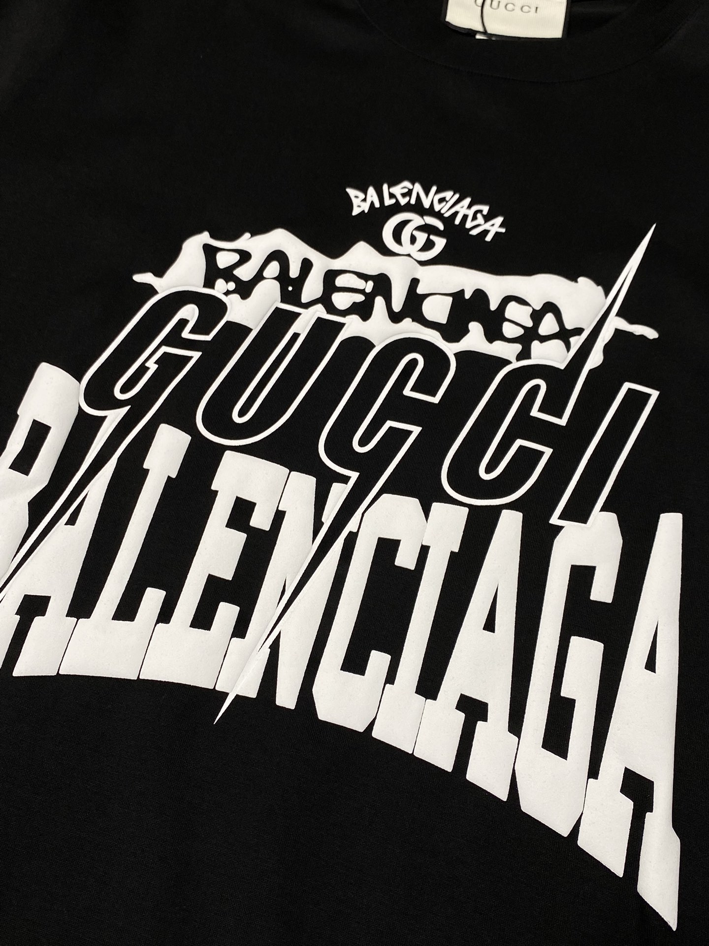  。Gucci古驰&balanciaga巴黎世家💥独家专供新款原单男士休闲短袖 高端  高版本 时尚百搭