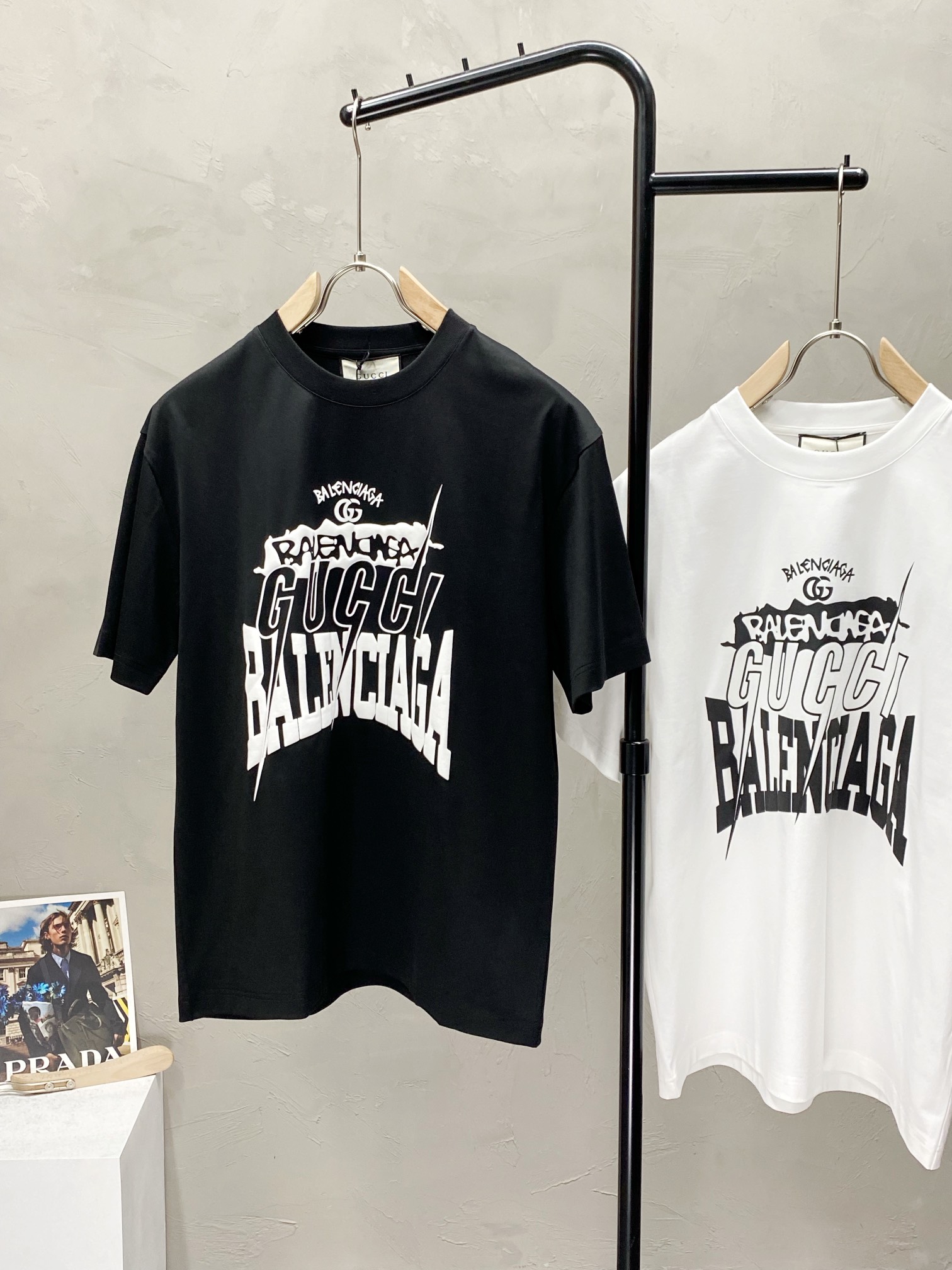  。Gucci古驰&balanciaga巴黎世家💥独家专供新款原单男士休闲短袖 高端  高版本 时尚百搭