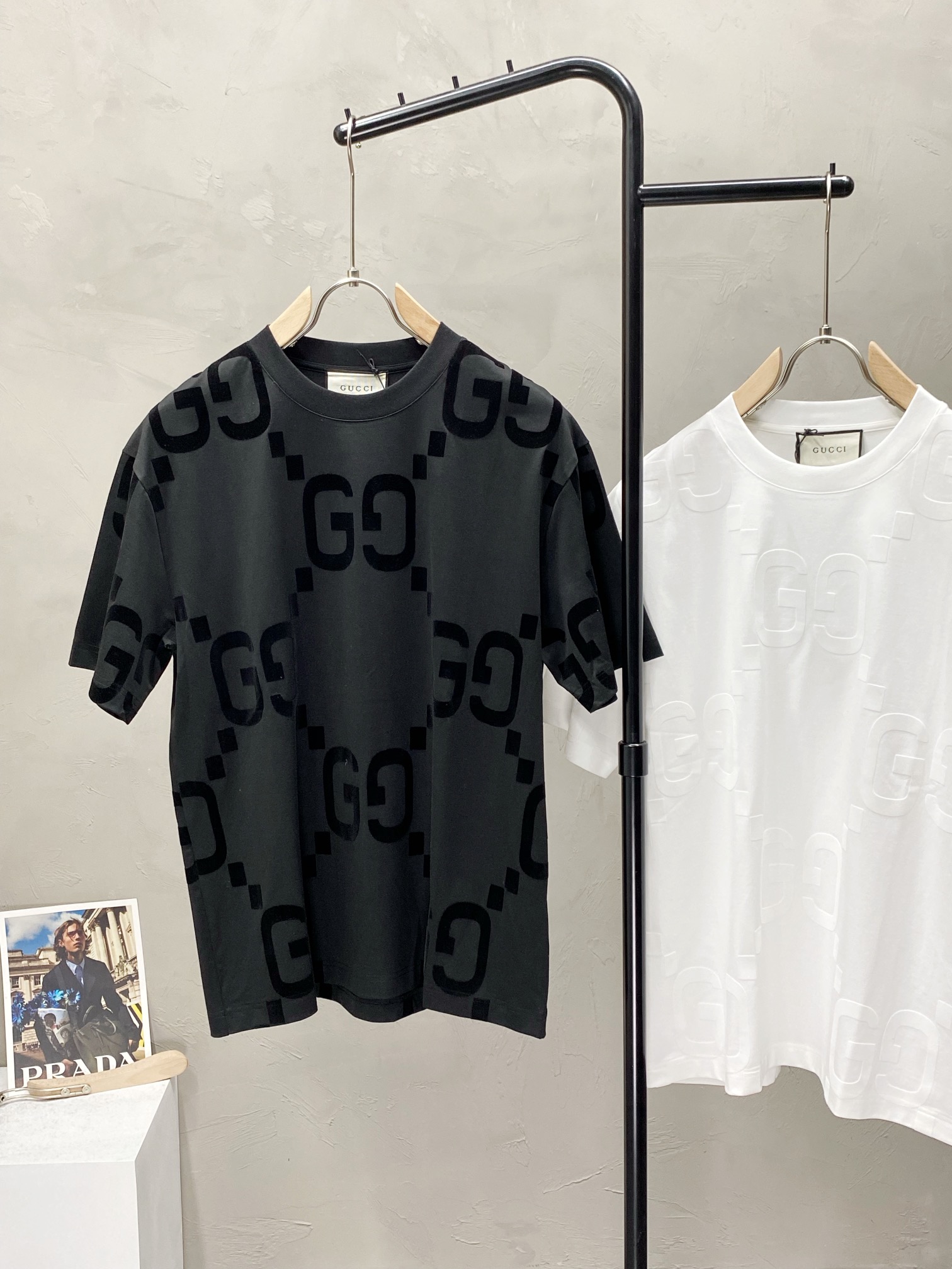  。Gucci古驰💥独家专供新款原单男士休闲短袖 高端  高版本 时尚百搭爆款⚠️⚠️✨✨进口面料 手感