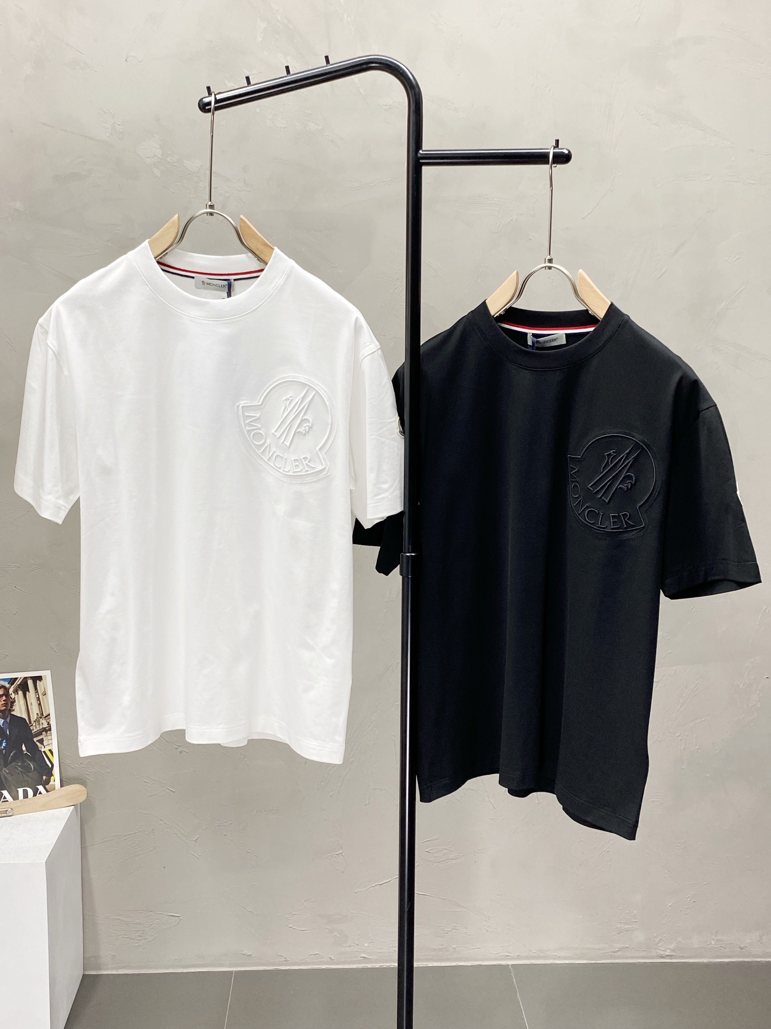  。Moncler蒙口💥独家专供新款原单男士休闲短袖 高端  高版本 时尚百搭爆款⚠️⚠️✨✨进口面料 