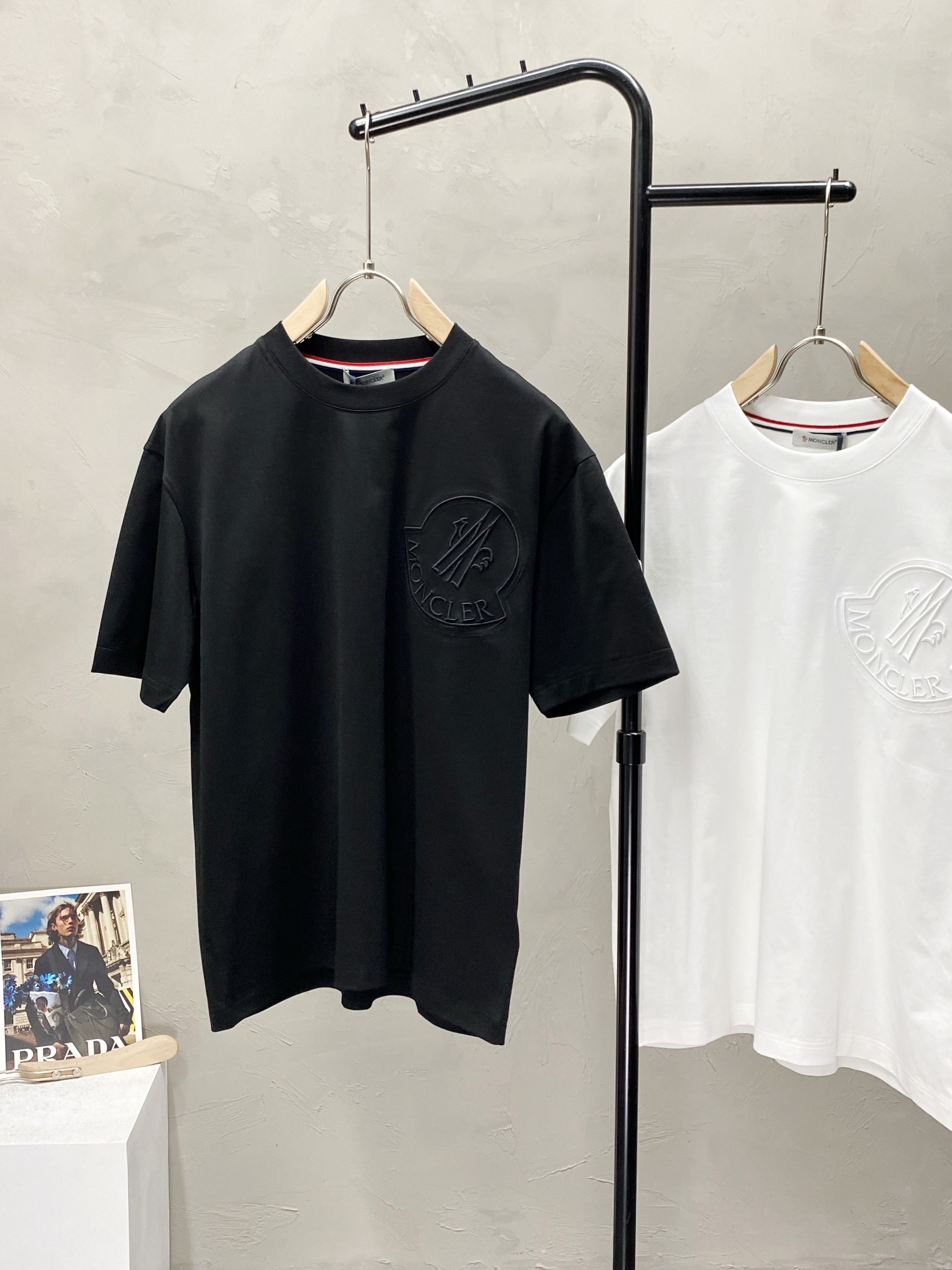  。Moncler蒙口💥独家专供新款原单男士休闲短袖 高端  高版本 时尚百搭爆款⚠️⚠️✨✨进口面料 