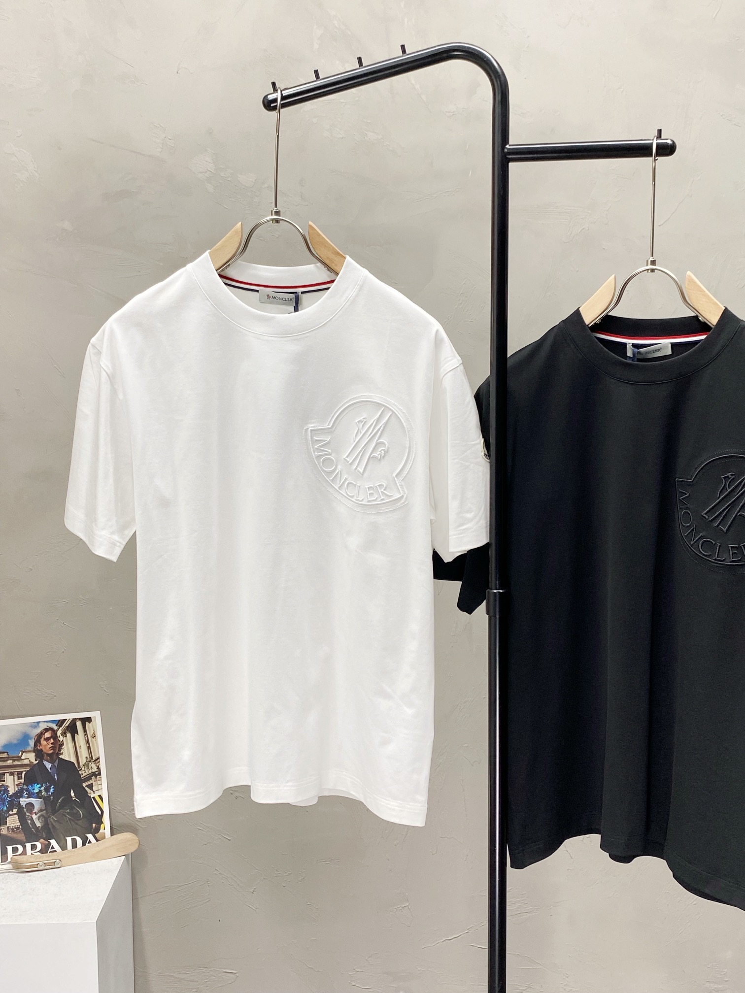  。Moncler蒙口💥独家专供新款原单男士休闲短袖 高端  高版本 时尚百搭爆款⚠️⚠️✨✨进口面料 