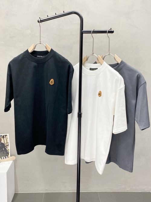 Dolce & Gabbana Men's Casual Short Sleeve T-Shirt, Premium Fabric, M-XXXL 1 Dolce & Gabbana Men's Casual Short Sleeve T-Shirt, Premium Fabric, M-XXXL