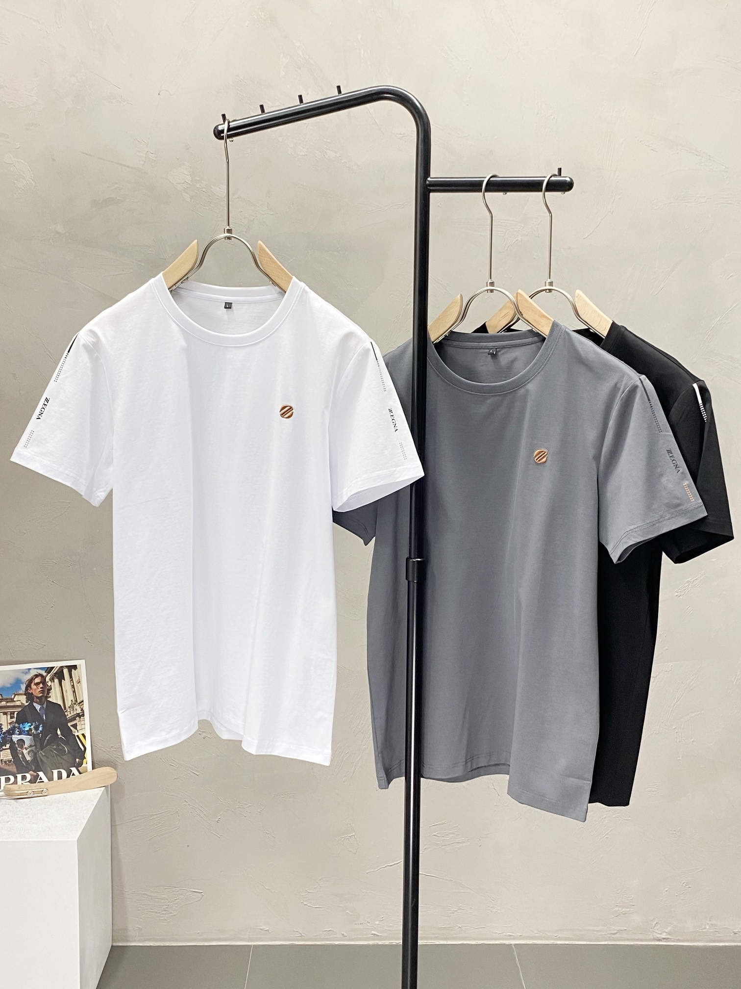    。ZEGNA杰尼亚💥独家专供新款原单男士休闲春夏短袖 高端  高端版本 时尚百搭爆款⚠️⚠️✨✨进