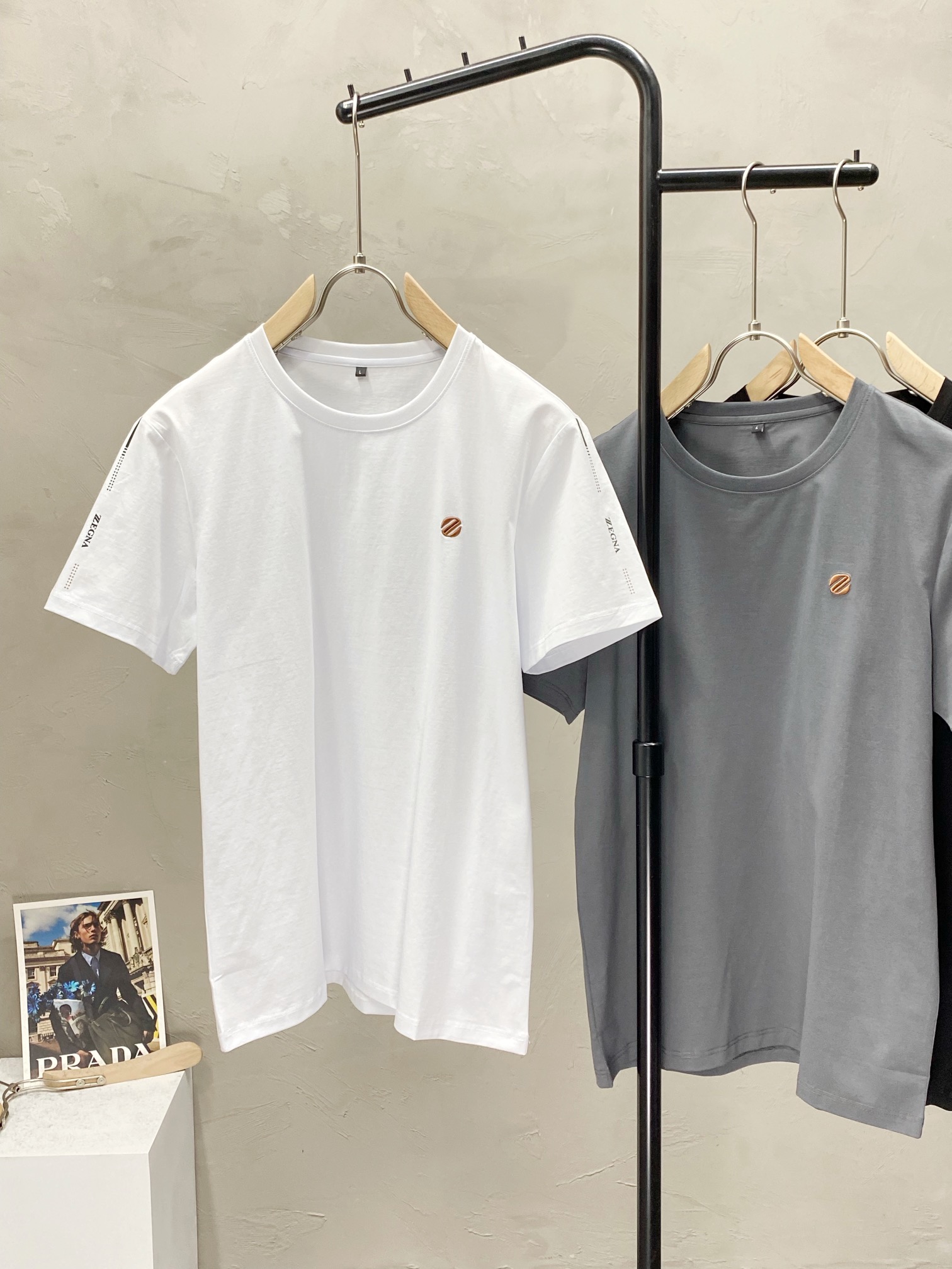    。ZEGNA杰尼亚💥独家专供新款原单男士休闲春夏短袖 高端  高端版本 时尚百搭爆款⚠️⚠️✨✨进