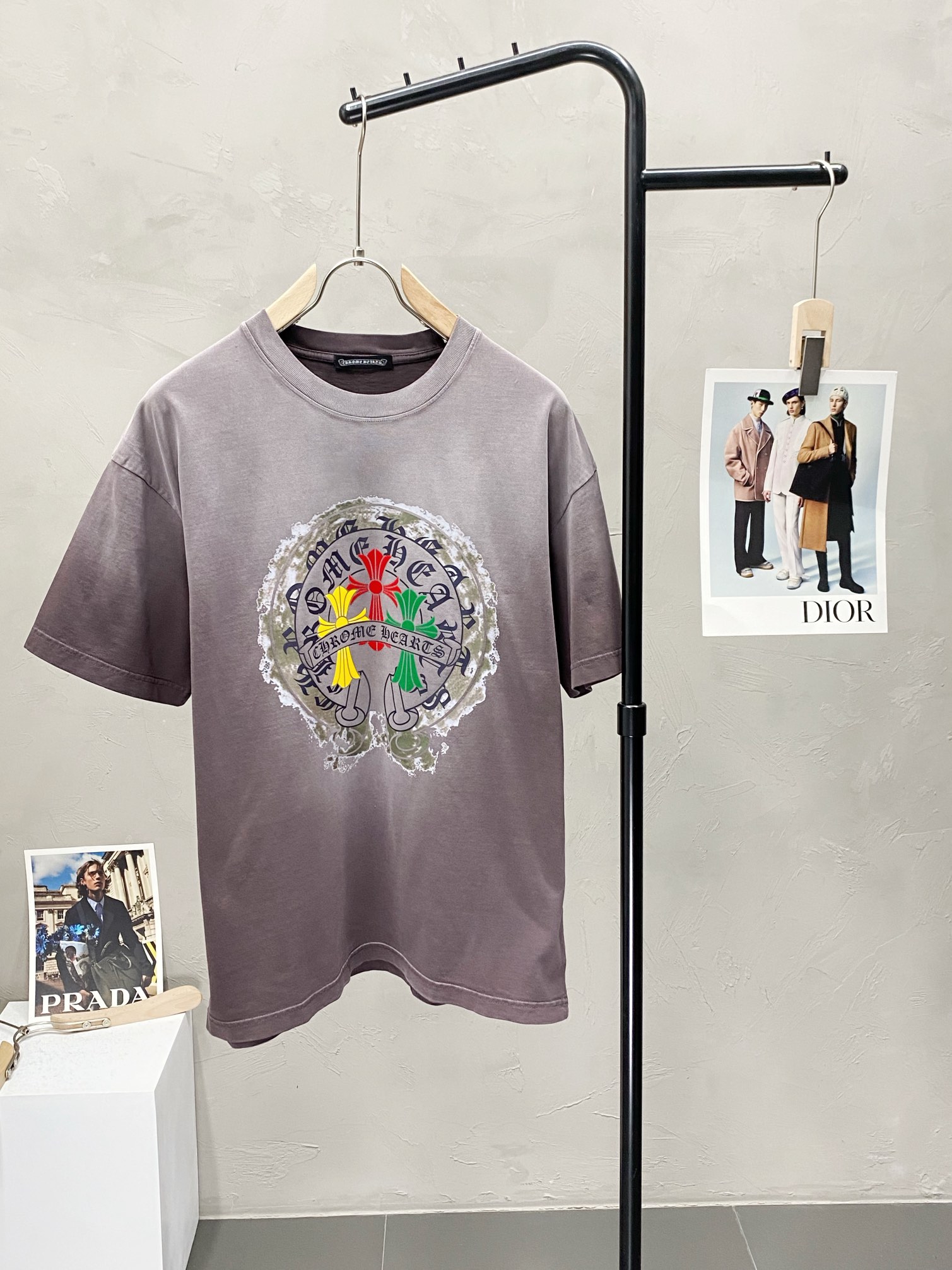    。Chrome Hearts克罗心💥独家专供新款原单男士休闲春夏短袖 高端  高端版本 时尚百搭爆