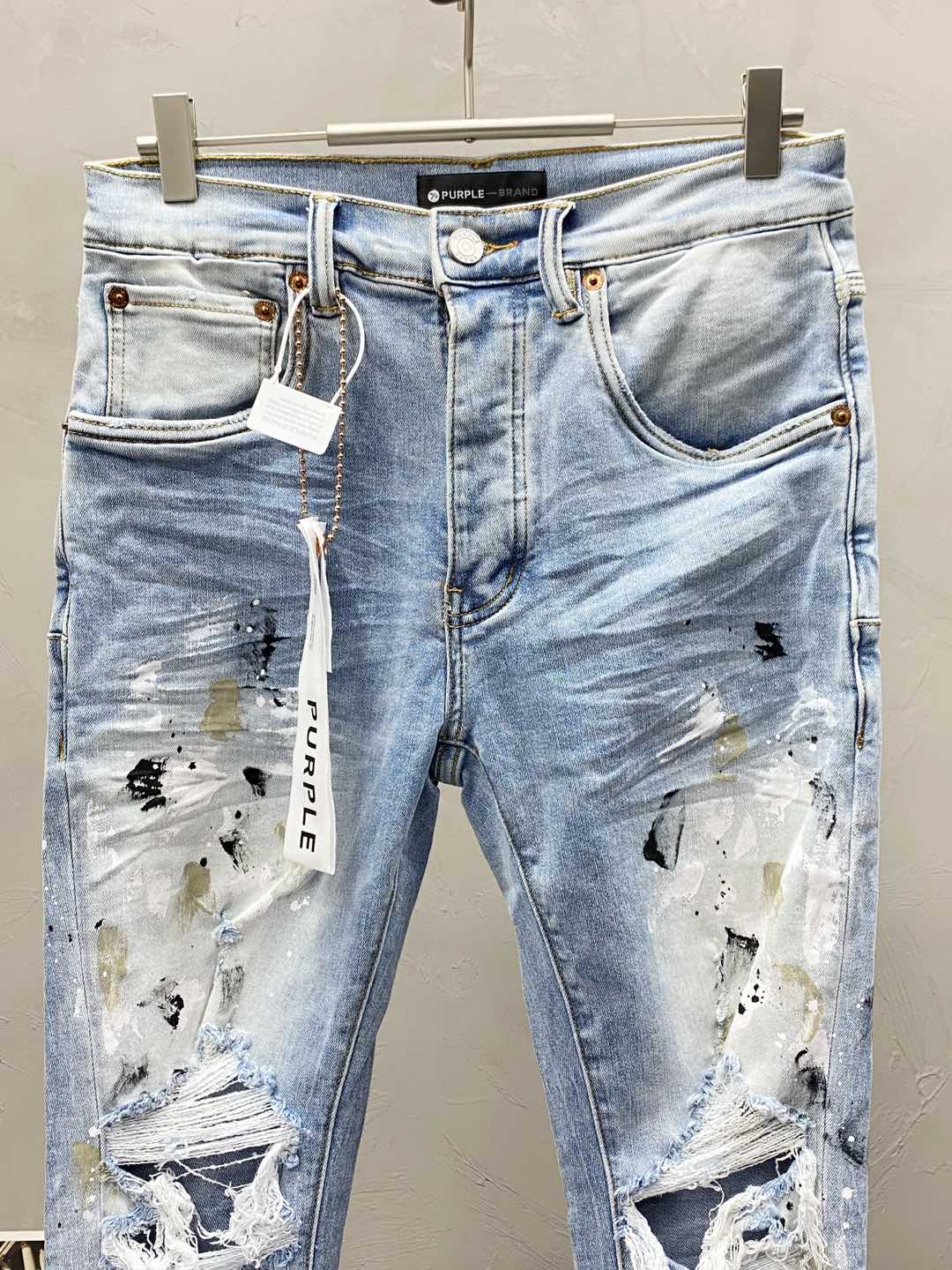  。PurPle Brand💥独家专供新款 直筒牛仔裤👖高端版本！专柜 面料 透气舒适度高，细节无可挑剔