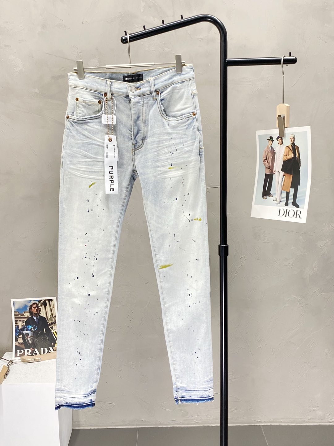  。PurPle Brand💥独家专供新款 直筒牛仔裤👖高端版本！专柜 面料 透气舒适度高，细节无可挑剔