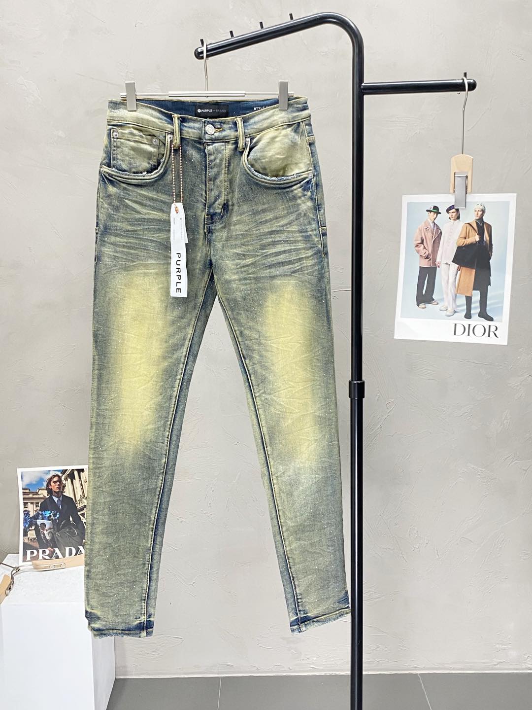  。PurPle Brand💥独家专供新款 直筒牛仔裤👖高端版本！专柜 面料 透气舒适度高，细节无可挑剔