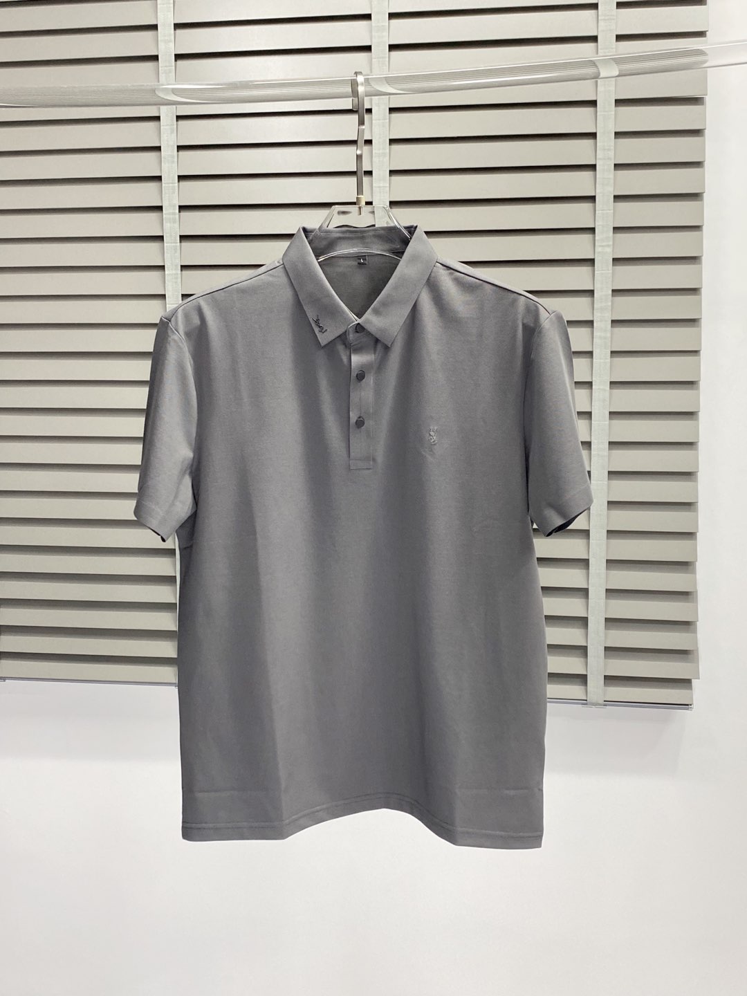    。SAINT LAURENT圣罗兰YSL💥独家专供新款原单男士休闲春夏翻领短袖 高端  高端版本 