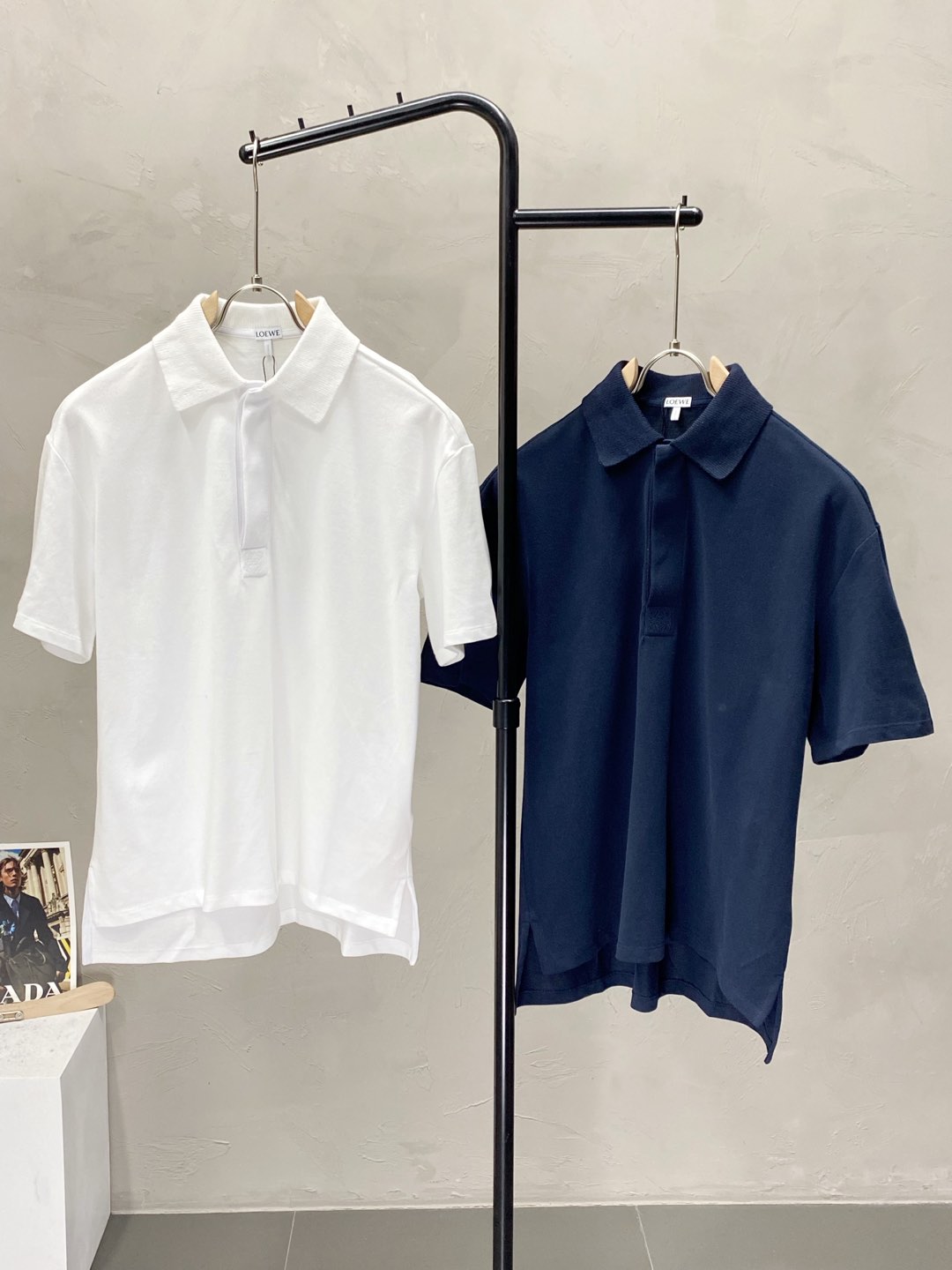  。LOEWE罗意威💥独家专供新款原单男士休闲春秋翻领短袖 高端  高端版本 时尚百搭爆款⚠️⚠️✨✨进