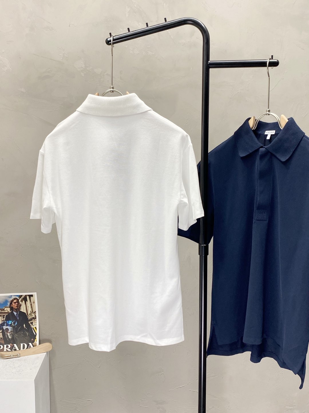  。LOEWE罗意威💥独家专供新款原单男士休闲春秋翻领短袖 高端  高端版本 时尚百搭爆款⚠️⚠️✨✨进