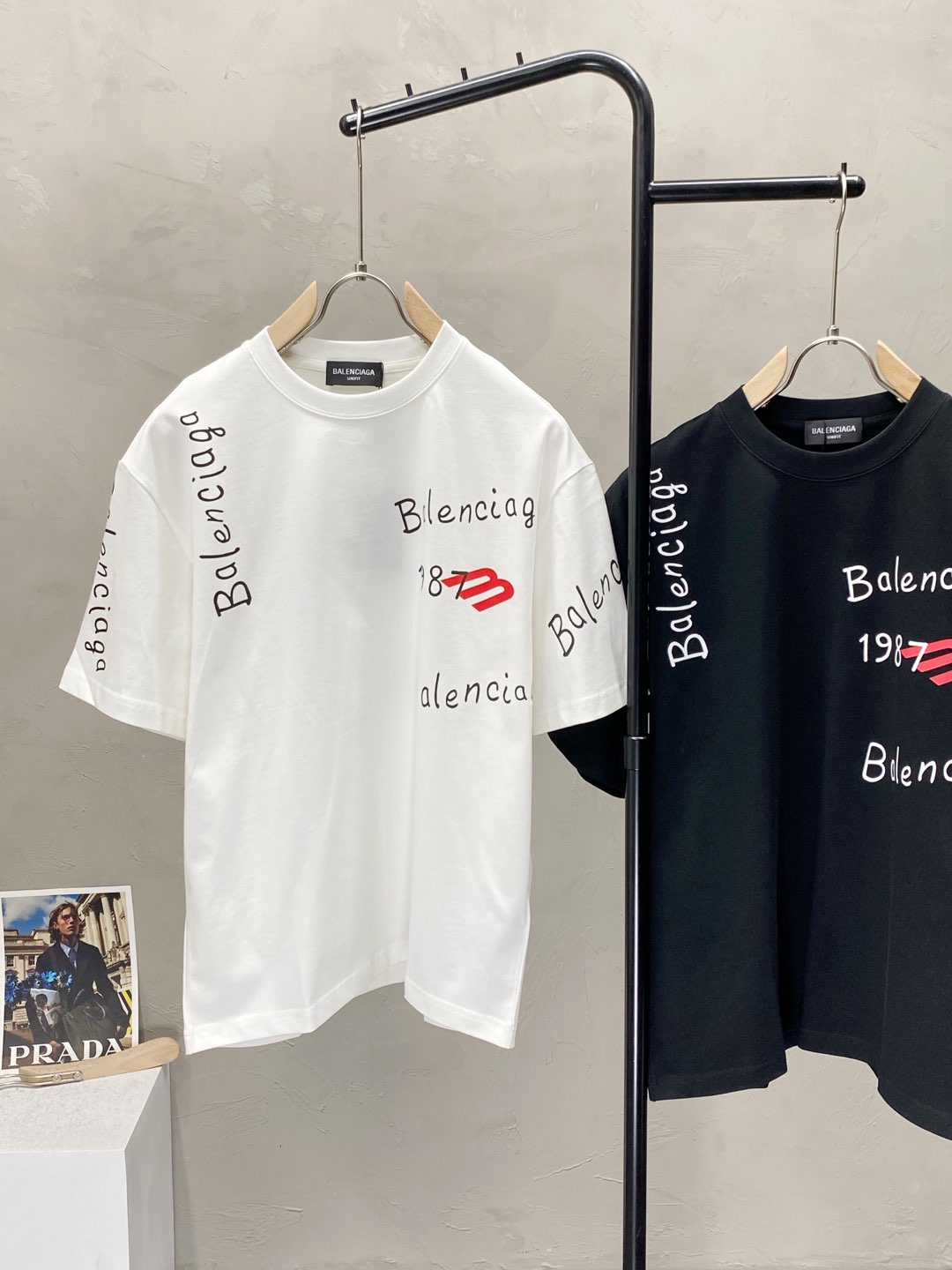    。Balenciga巴黎世家💥独家专供新款原单男士休闲春夏短袖 高端  高端版本 时尚百搭爆款⚠️