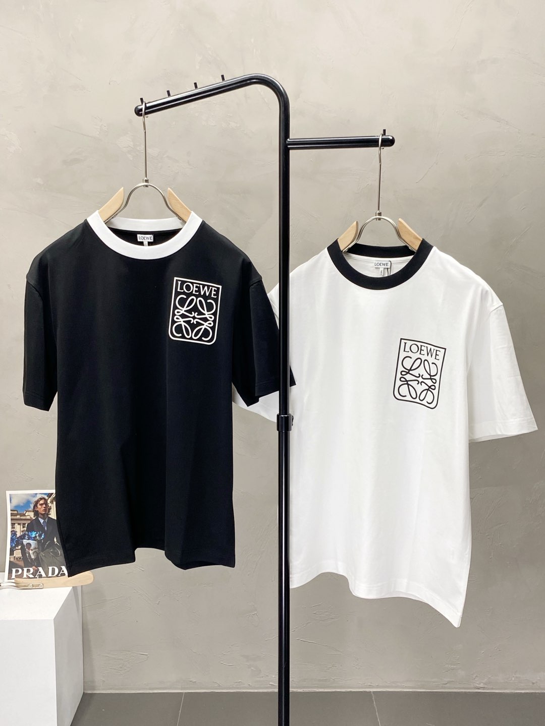  。Loewe罗意威💥独家专供新款原单男士休闲短袖 高端  高版本 时尚百搭爆款⚠️⚠️✨✨进口面料 手