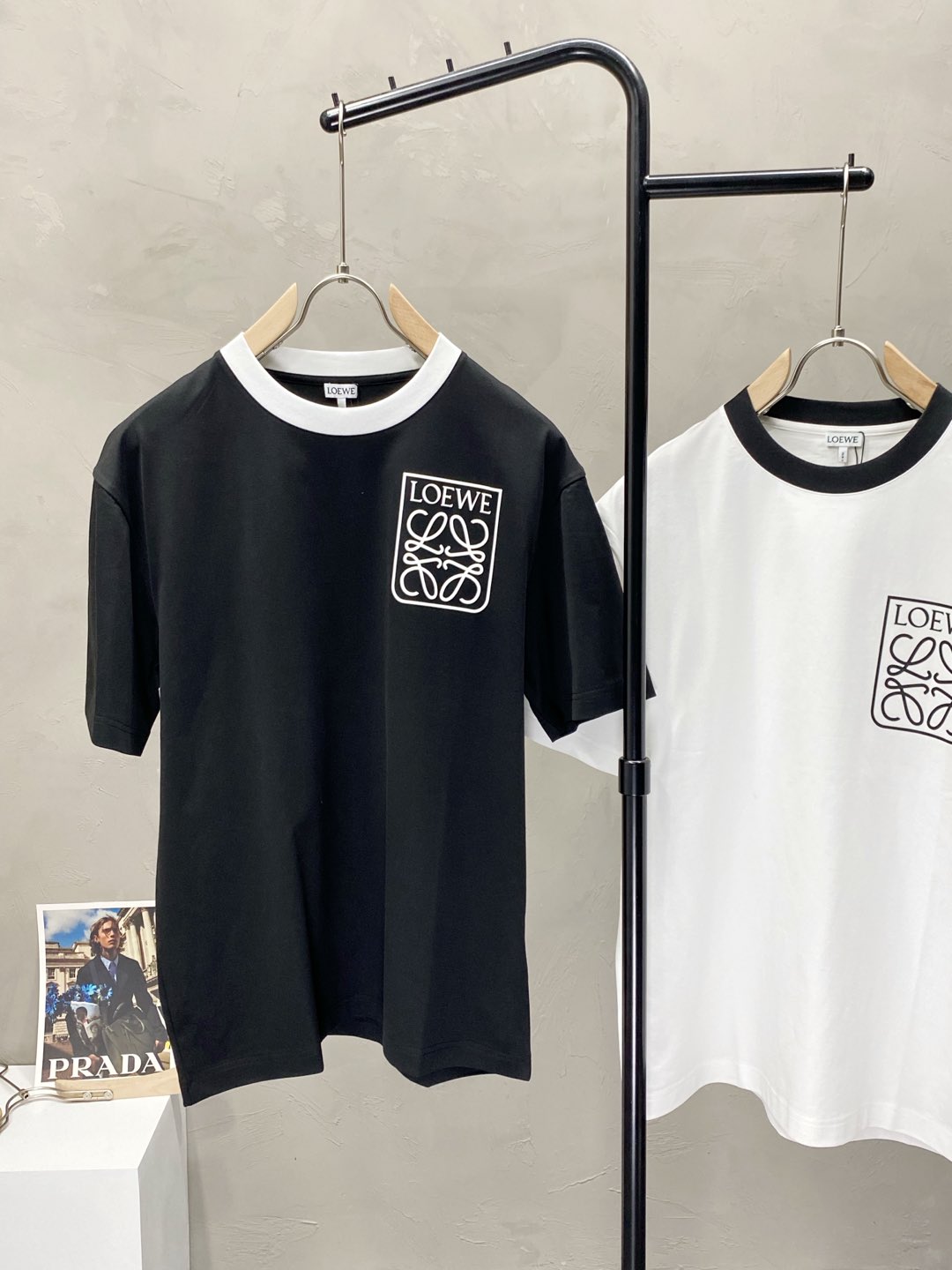  。Loewe罗意威💥独家专供新款原单男士休闲短袖 高端  高版本 时尚百搭爆款⚠️⚠️✨✨进口面料 手