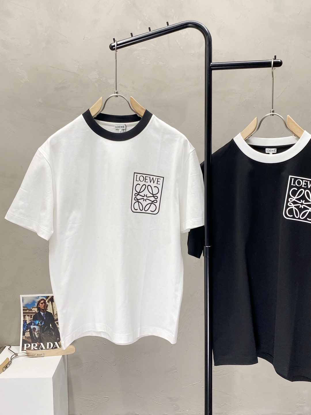  。Loewe罗意威💥独家专供新款原单男士休闲短袖 高端  高版本 时尚百搭爆款⚠️⚠️✨✨进口面料 手