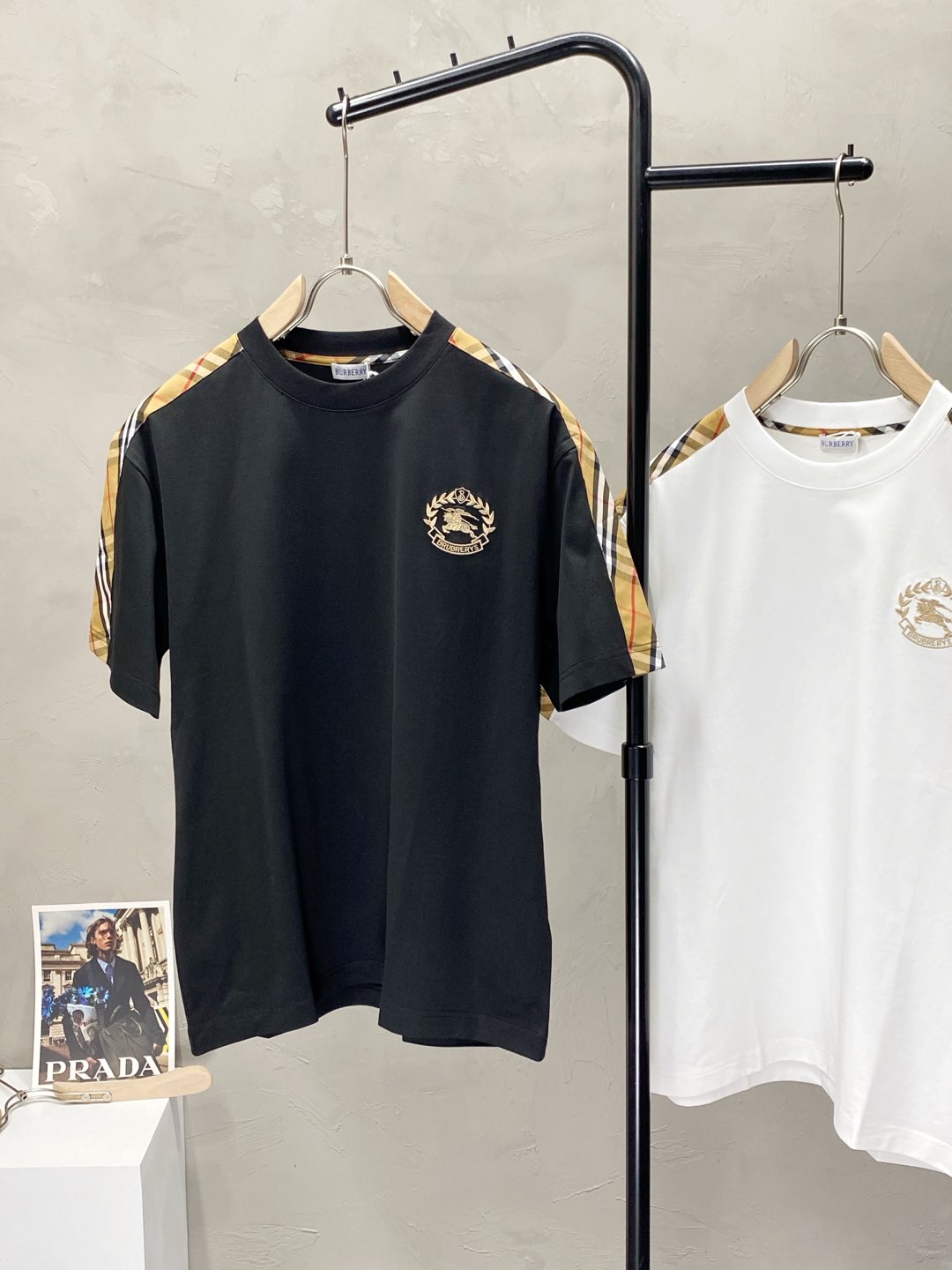  。Burberry巴宝莉💥独家专供新款原单男士休闲短袖 高端  高版本 时尚百搭爆款⚠️⚠️✨✨进口面