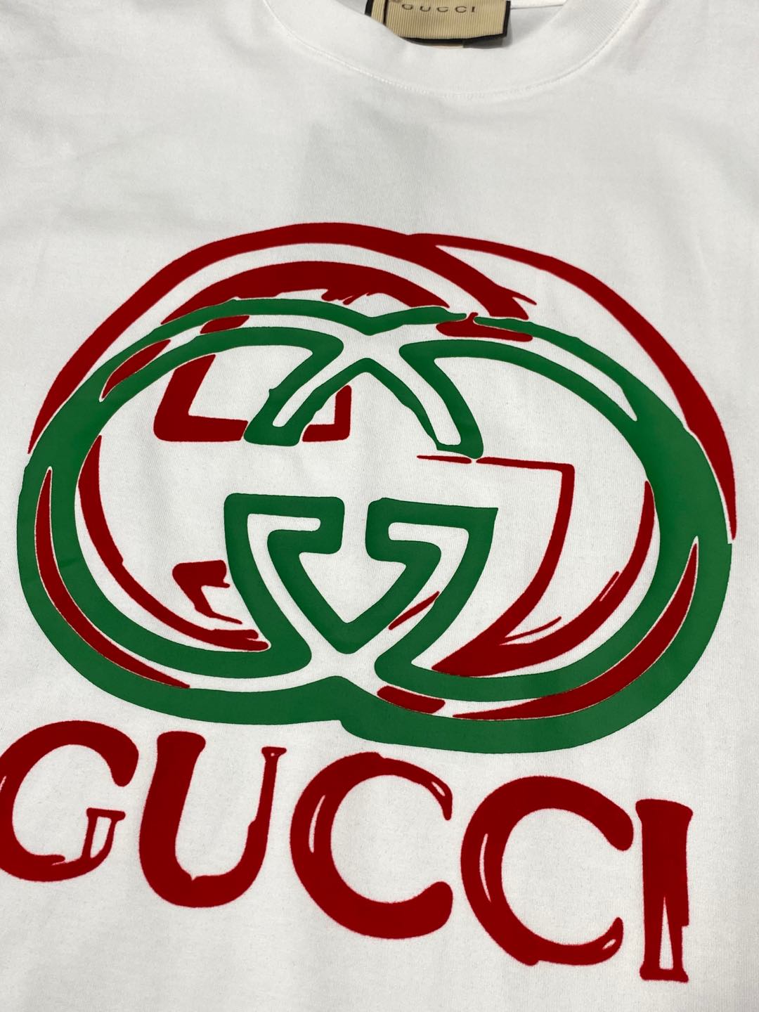  。Gucci古驰💥独家专供新款原单男士休闲短袖 高端  高版本 时尚百搭爆款⚠️⚠️✨✨进口面料 手感