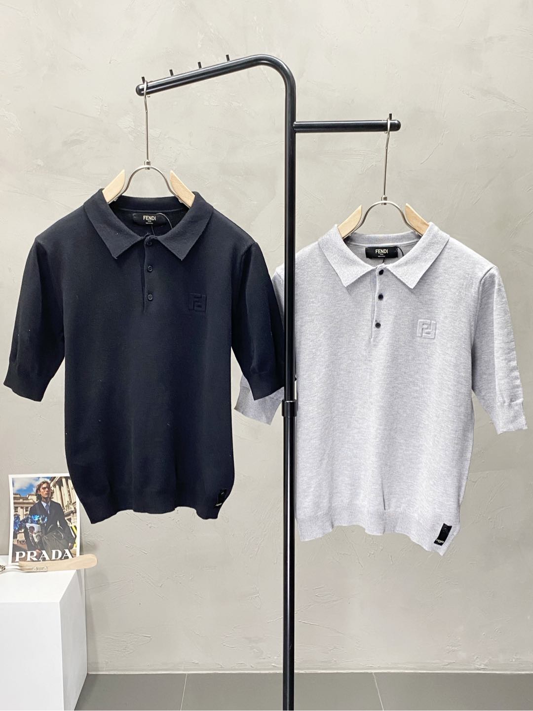    。FENDI芬迪💥独家专供新款原单男士休闲春夏针织短袖。高端  高版本 时尚百搭爆款⚠️⚠️✨✨进