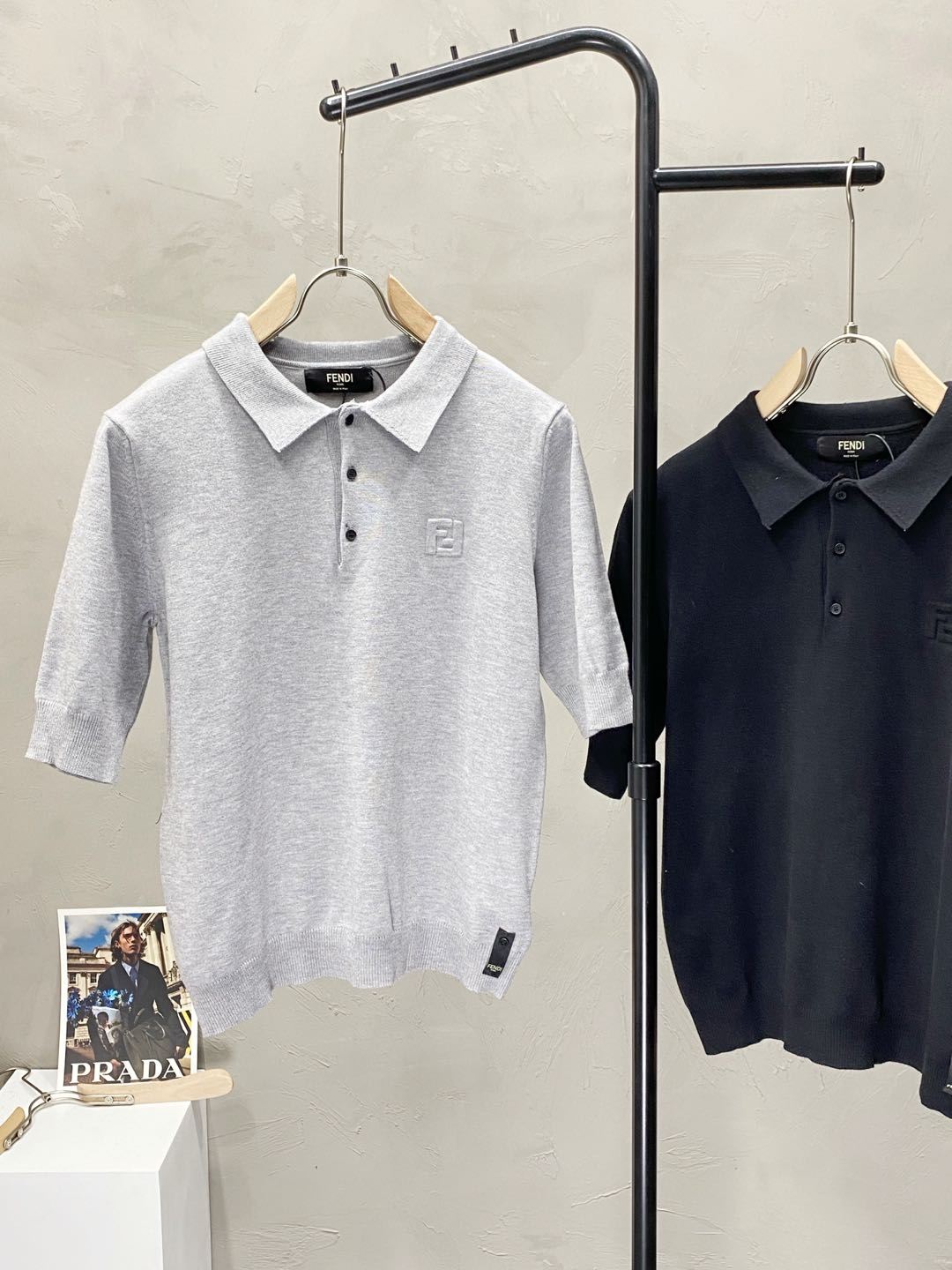    。FENDI芬迪💥独家专供新款原单男士休闲春夏针织短袖。高端  高版本 时尚百搭爆款⚠️⚠️✨✨进