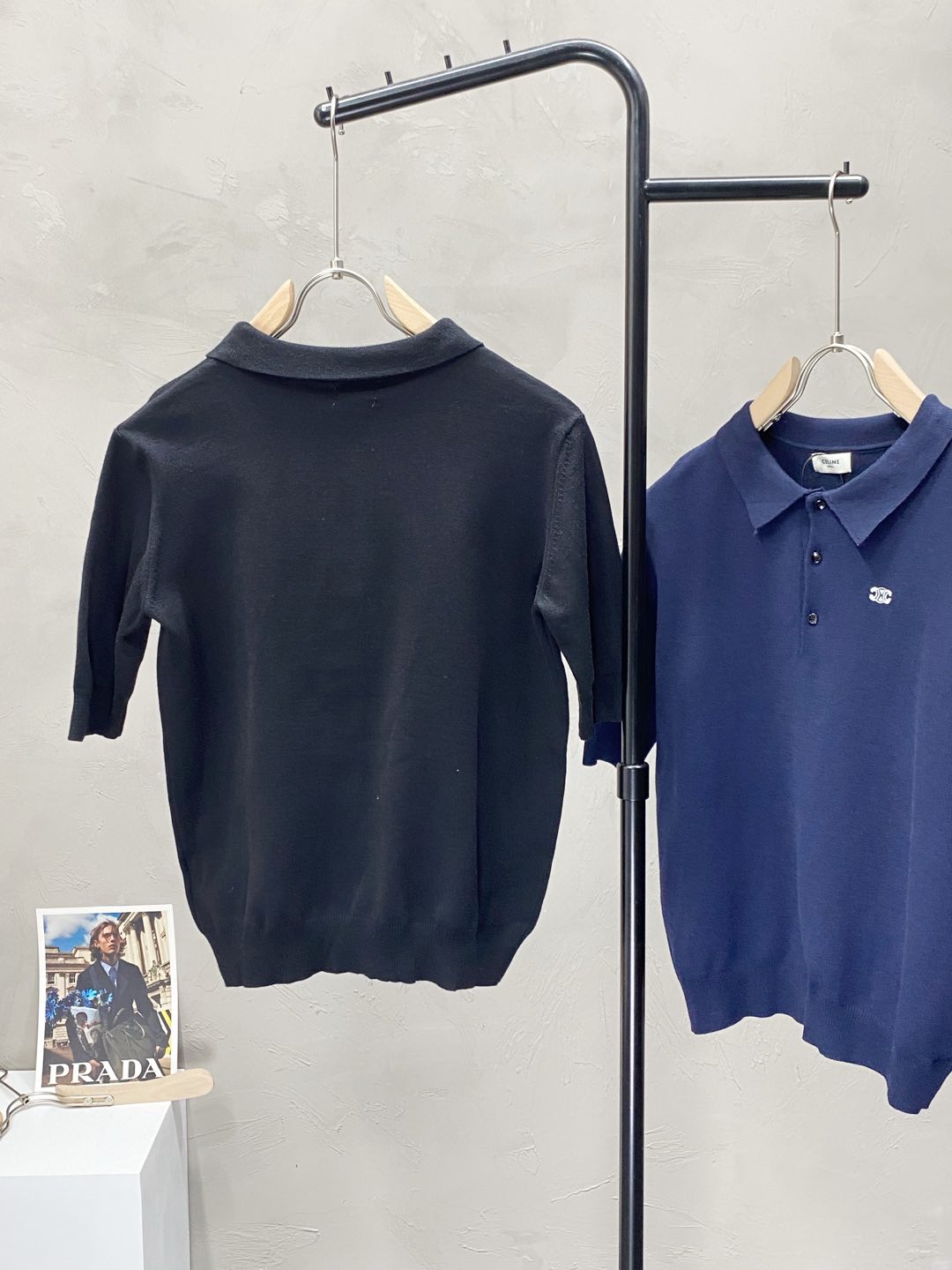    。CELINE赛琳💥独家专供新款原单男士休闲春夏针织短袖。高端  高版本 时尚百搭爆款⚠️⚠️✨✨