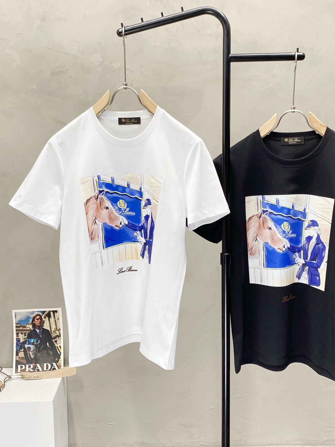    。lP🆕-Loro Piano诺悠翩雅💥独家专供新款原单男士休闲春夏短袖 高端  高端版本 时尚百