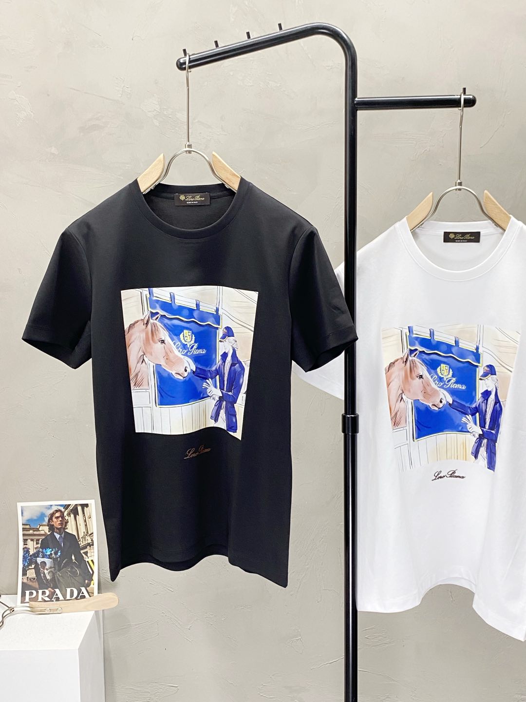    。lP🆕-Loro Piano诺悠翩雅💥独家专供新款原单男士休闲春夏短袖 高端  高端版本 时尚百