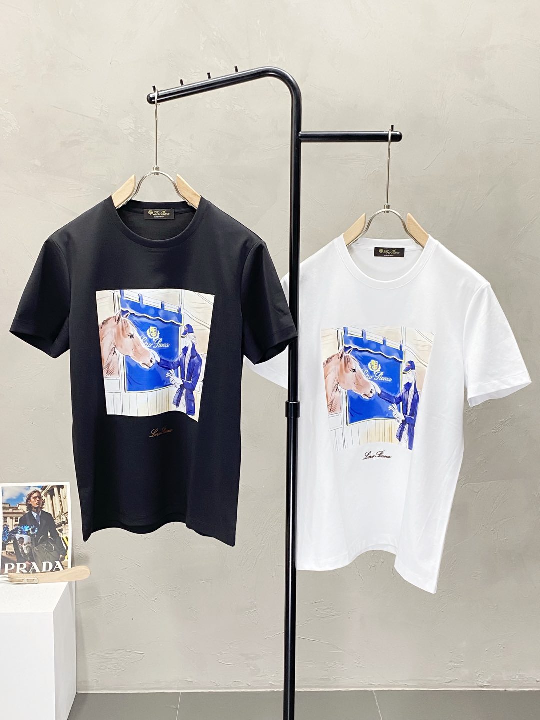    。lP🆕-Loro Piano诺悠翩雅💥独家专供新款原单男士休闲春夏短袖 高端  高端版本 时尚百