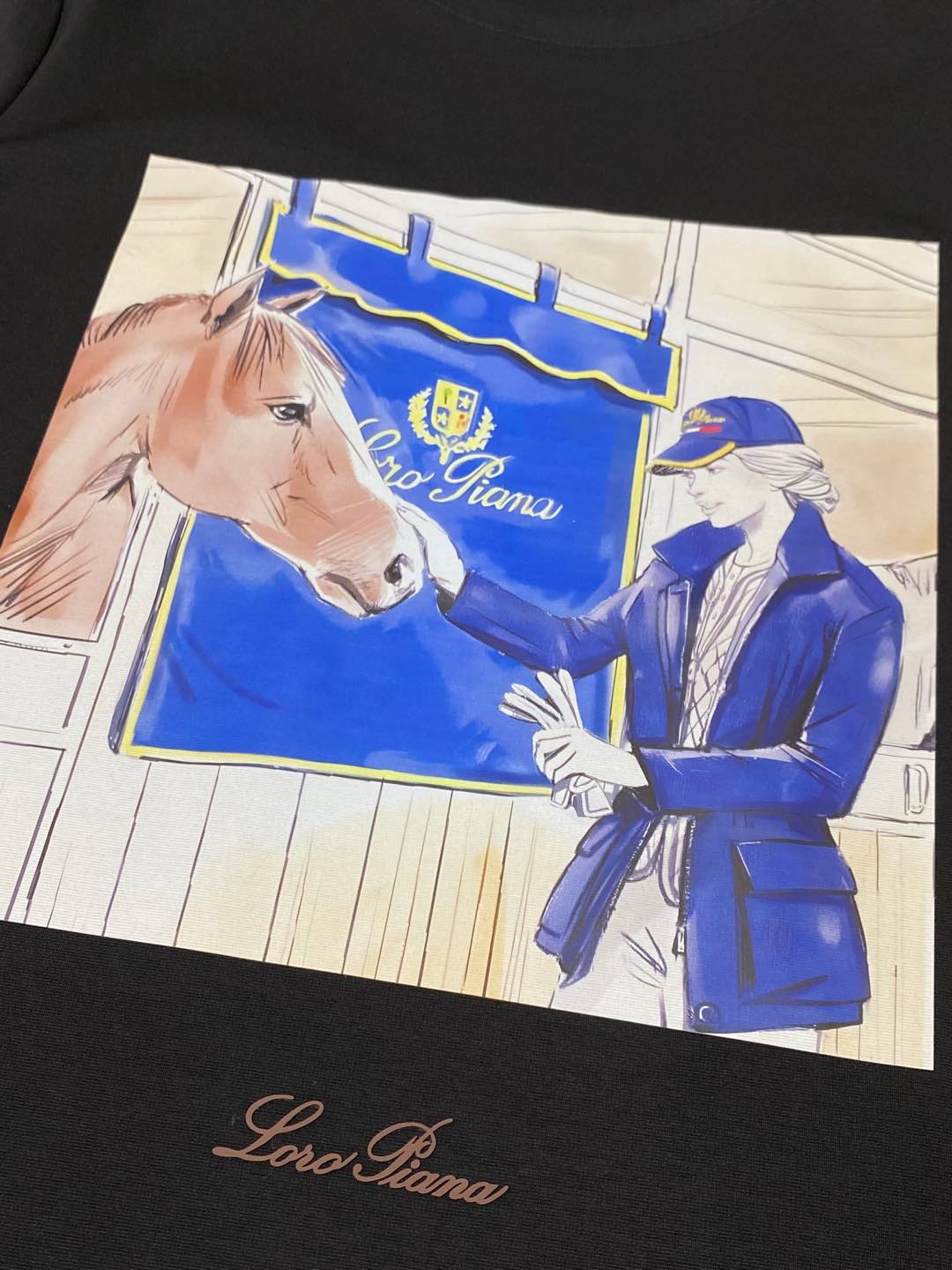    。lP🆕-Loro Piano诺悠翩雅💥独家专供新款原单男士休闲春夏短袖 高端  高端版本 时尚百