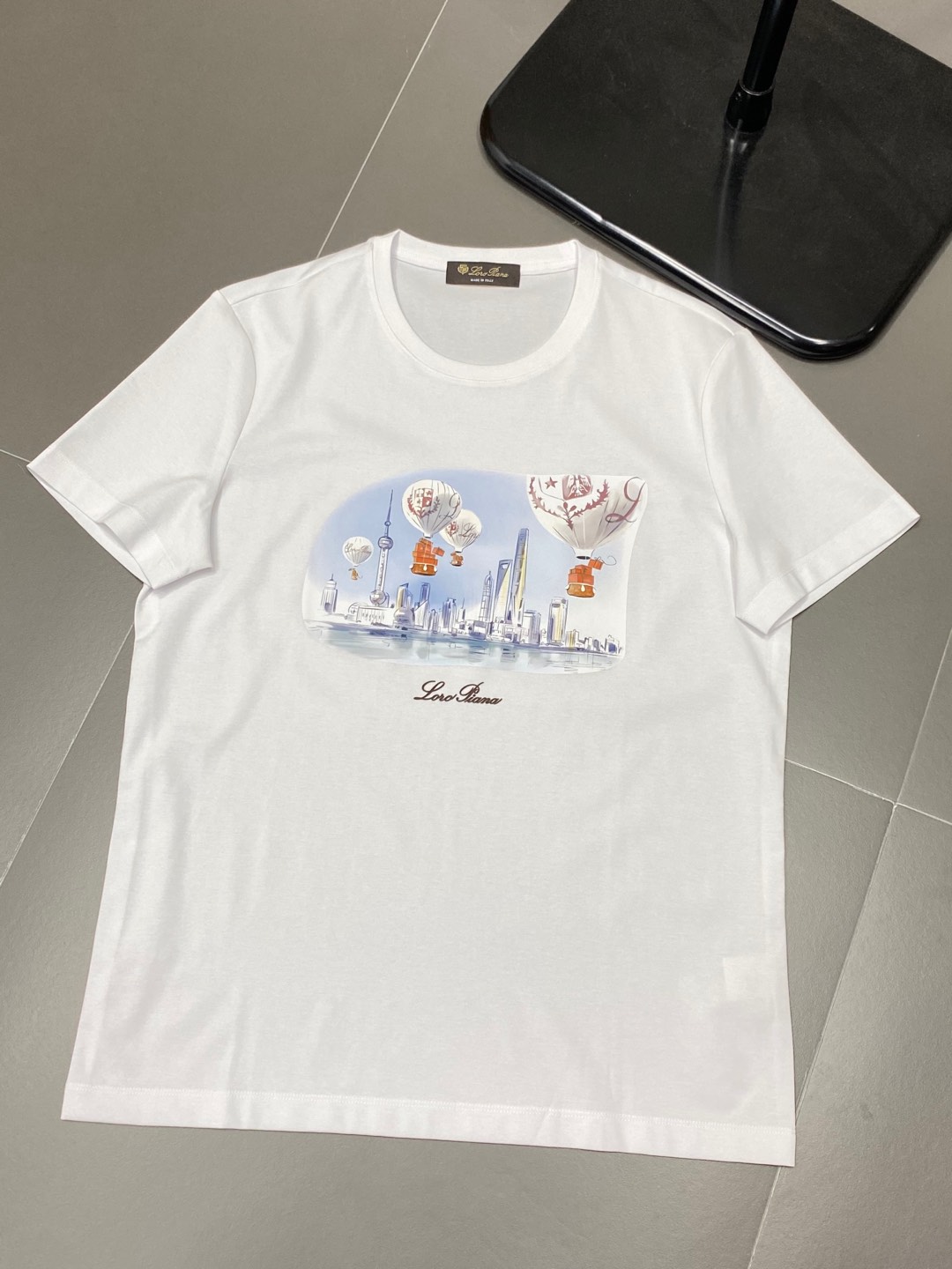    。lP🆕-Loro Piano诺悠翩雅💥独家专供新款原单男士休闲春夏短袖 高端  高端版本 时尚百