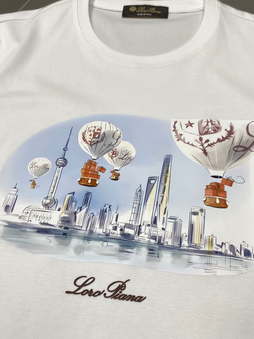    。lP🆕-Loro Piano诺悠翩雅💥独家专供新款原单男士休闲春夏短袖 高端  高端版本 时尚百