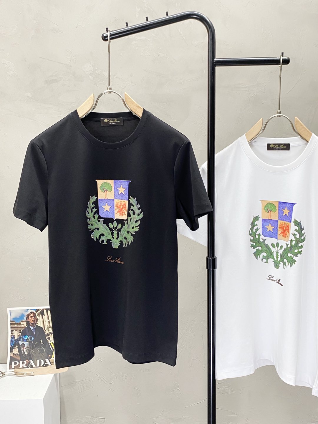    。lP🆕-Loro Piano诺悠翩雅💥独家专供新款原单男士休闲春夏短袖 高端  高端版本 时尚百