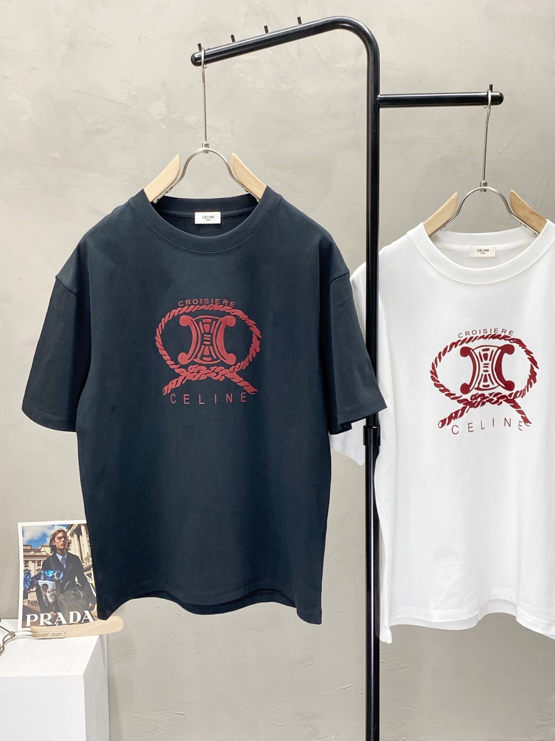    。CELINE赛琳💥独家专供新款原单男士休闲春夏短袖 高端  高端版本 时尚百搭爆款⚠️⚠️✨✨进