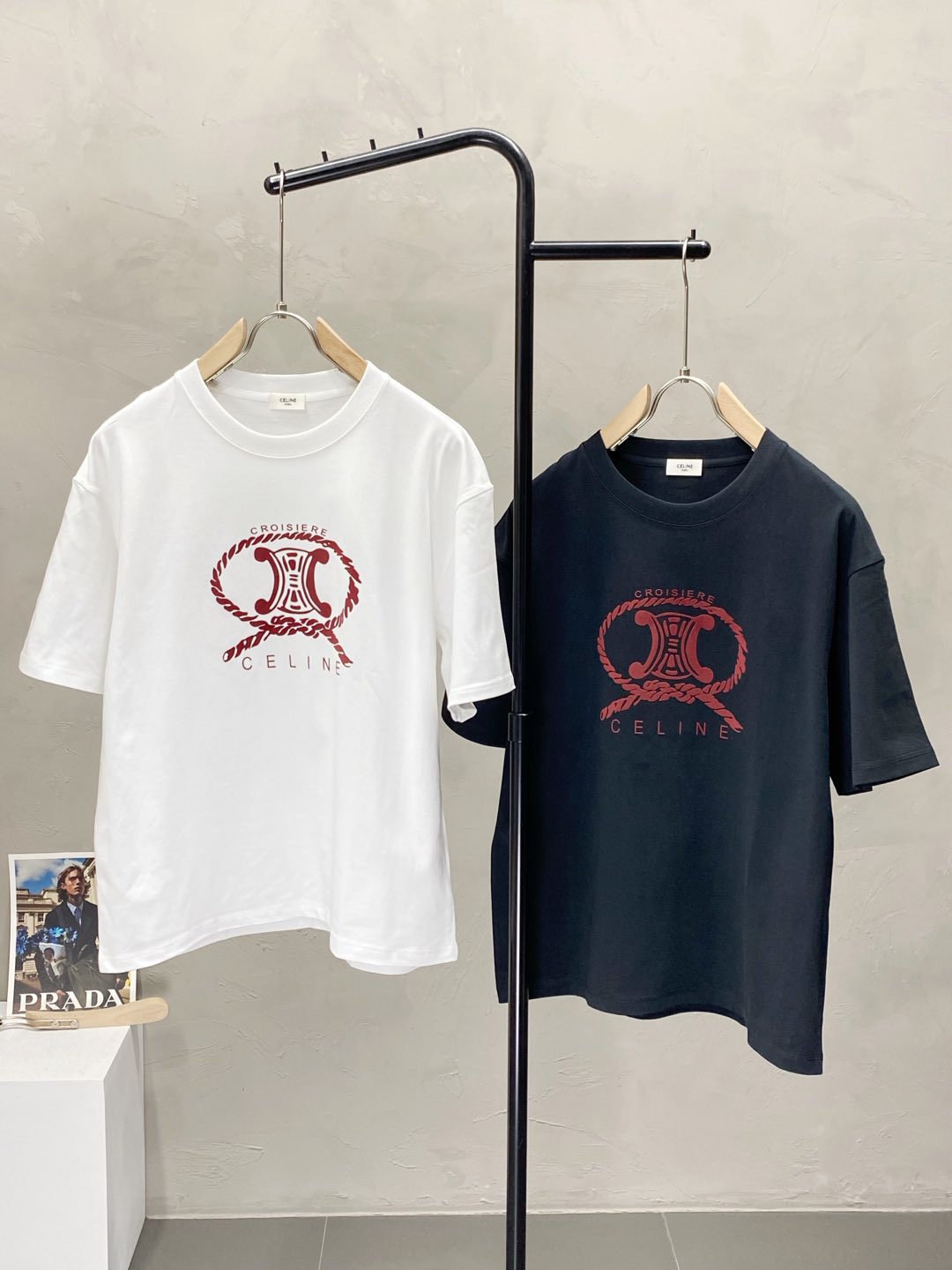    。CELINE赛琳💥独家专供新款原单男士休闲春夏短袖 高端  高端版本 时尚百搭爆款⚠️⚠️✨✨进