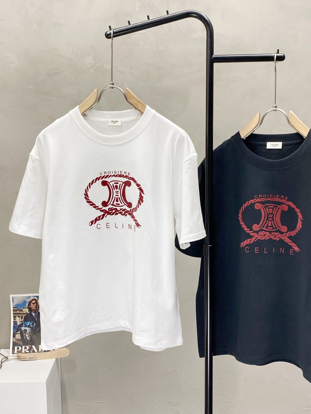    。CELINE赛琳💥独家专供新款原单男士休闲春夏短袖 高端  高端版本 时尚百搭爆款⚠️⚠️✨✨进