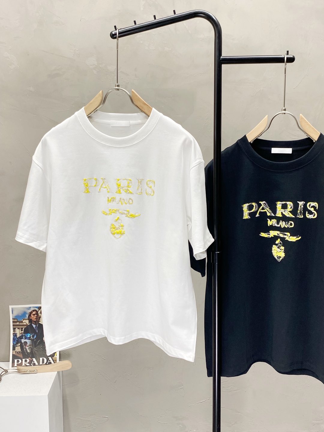    。Prada普拉达💥独家专供新款原单男士休闲春夏短袖 高端  高端版本 时尚百搭爆款⚠️⚠️✨✨进