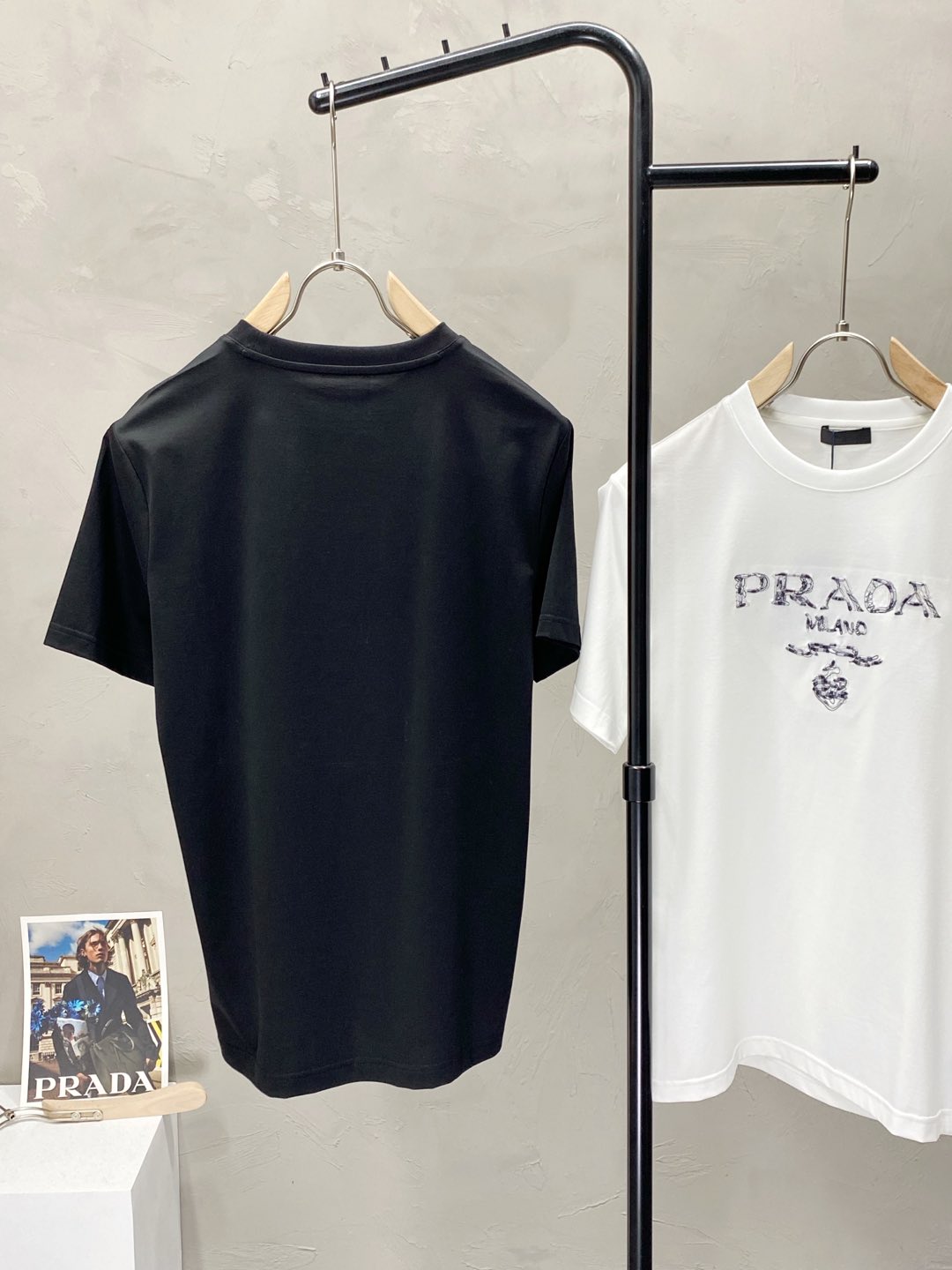  。Prada普拉达💥独家专供新款原单男士休闲短袖 高端  高版本 时尚百搭爆款⚠️⚠️✨✨进口面料 手