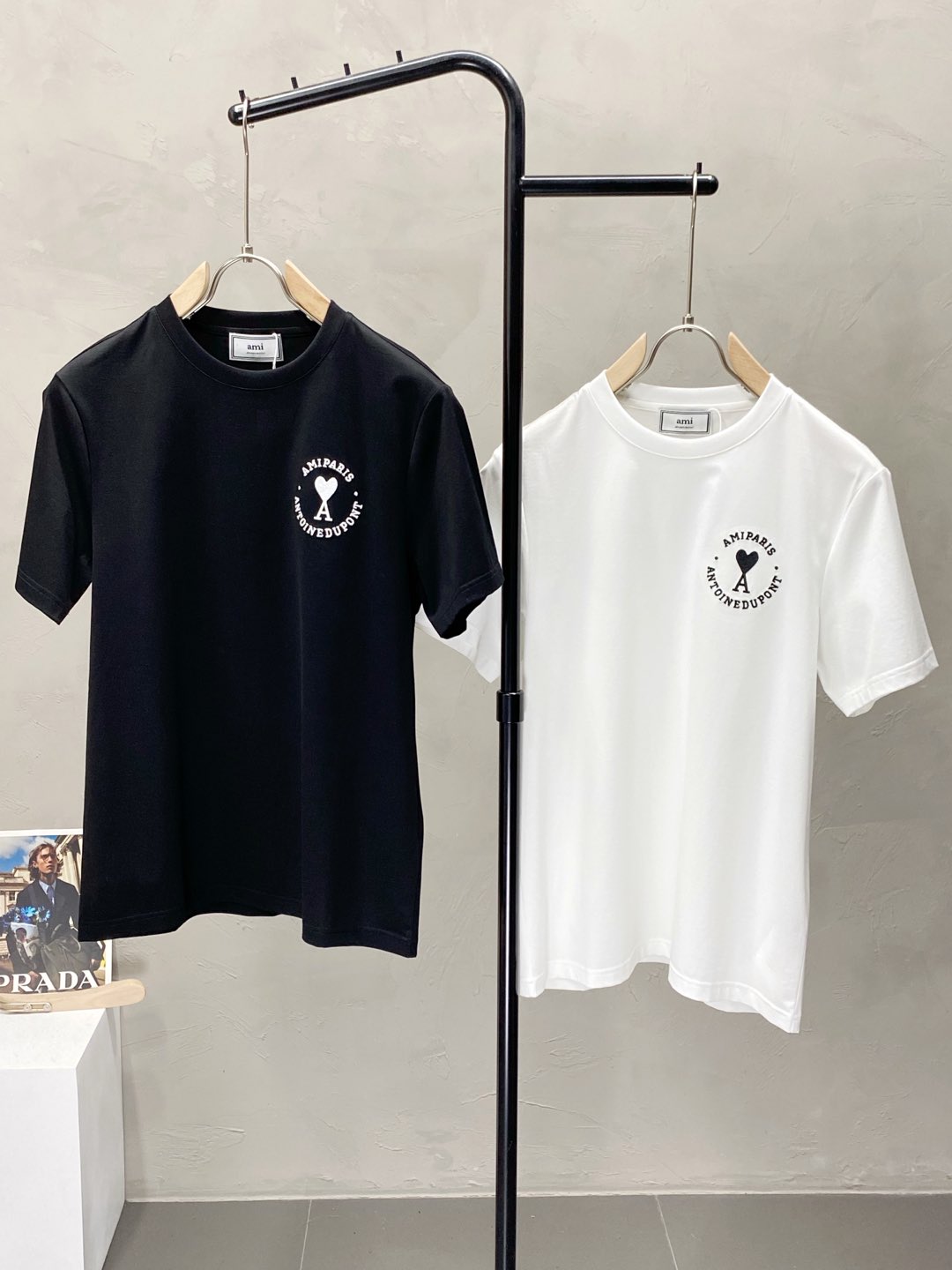  。Ami💥独家专供新款原单男士休闲短袖 高端  高版本 时尚百搭爆款⚠️⚠️✨✨进口面料 手感超柔软细