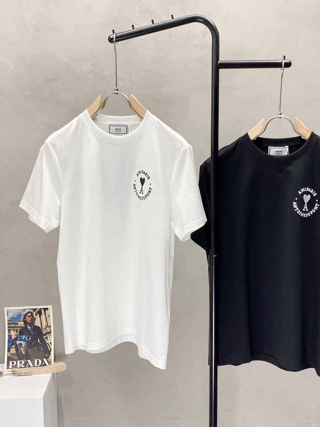 。Ami💥独家专供新款原单男士休闲短袖 高端  高版本 时尚百搭爆款⚠️⚠️✨✨进口面料 手感超柔软细