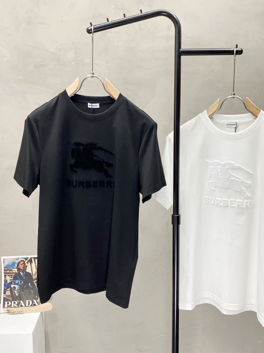  。Burberry巴宝莉💥独家专供新款原单男士休闲短袖 高端  高版本 时尚百搭爆款⚠️⚠️✨✨进口面