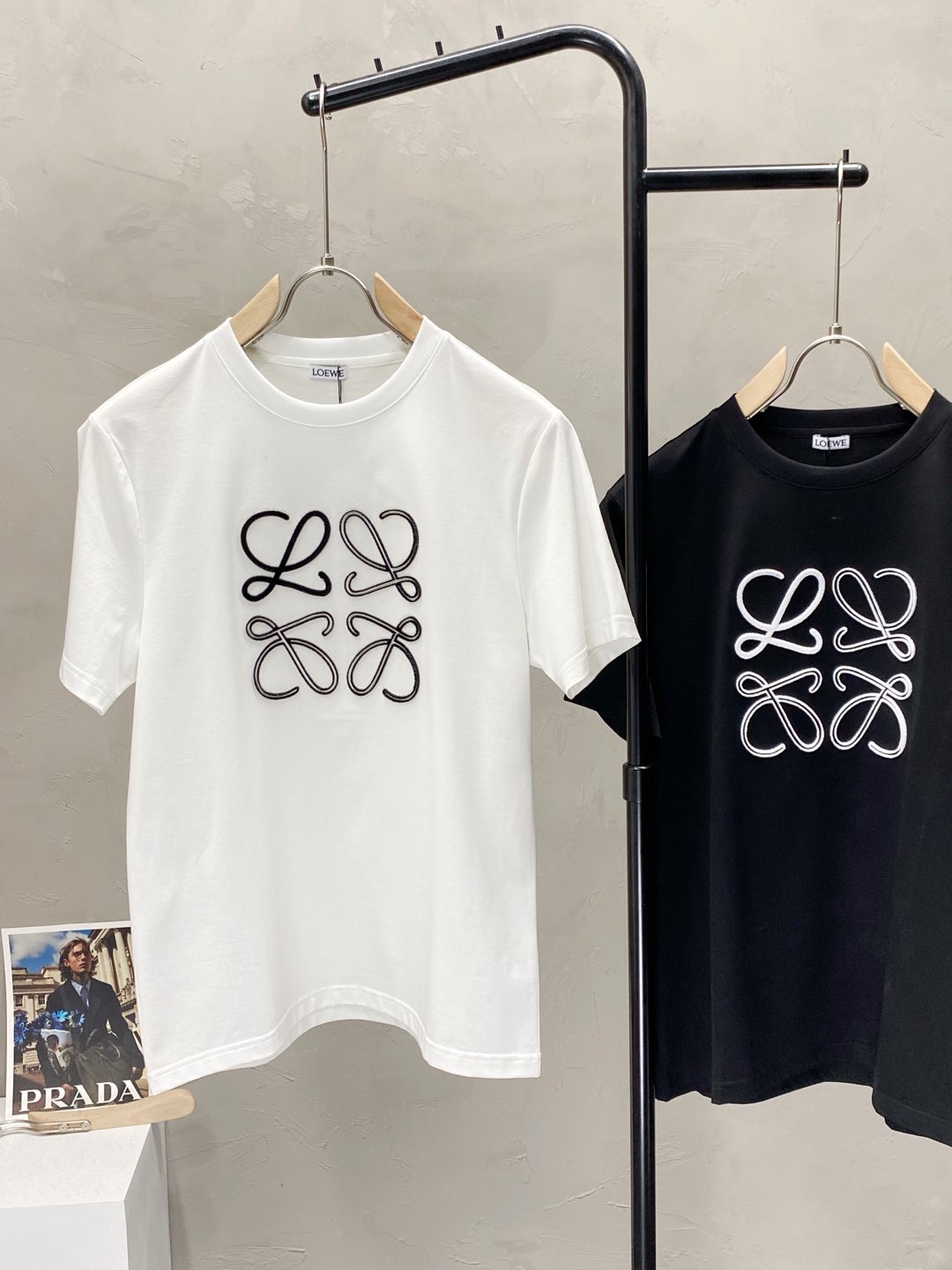  。Loewe罗意威💥独家专供新款原单男士休闲短袖 高端  高版本 时尚百搭爆款⚠️⚠️✨✨进口面料 手